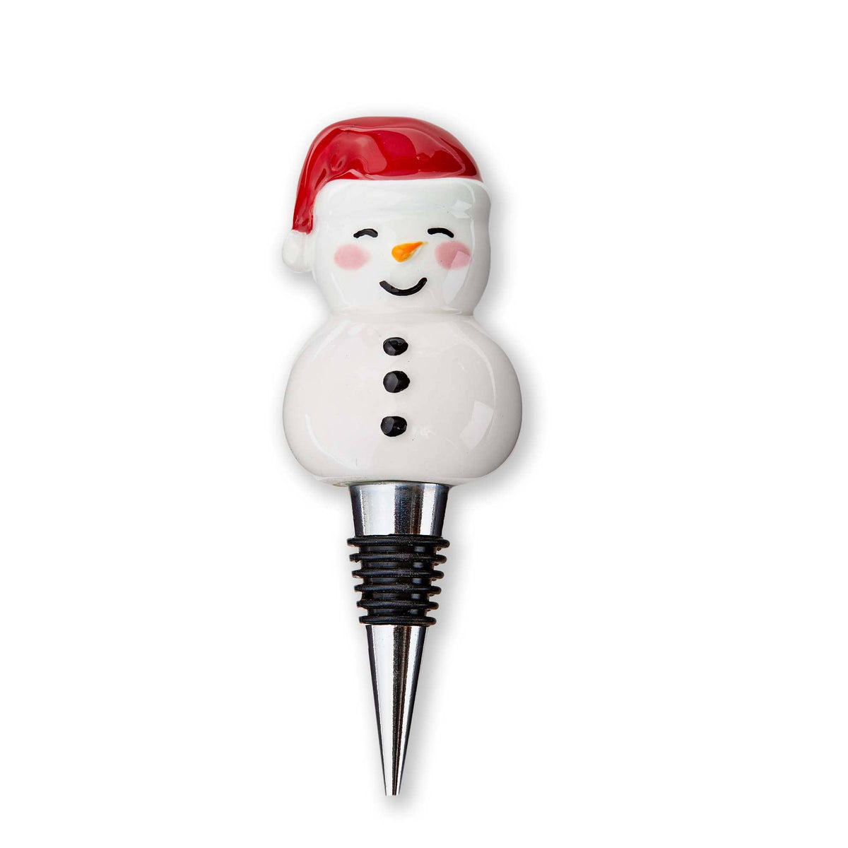 Snowman Bottle Stopper - Posh West Boutique