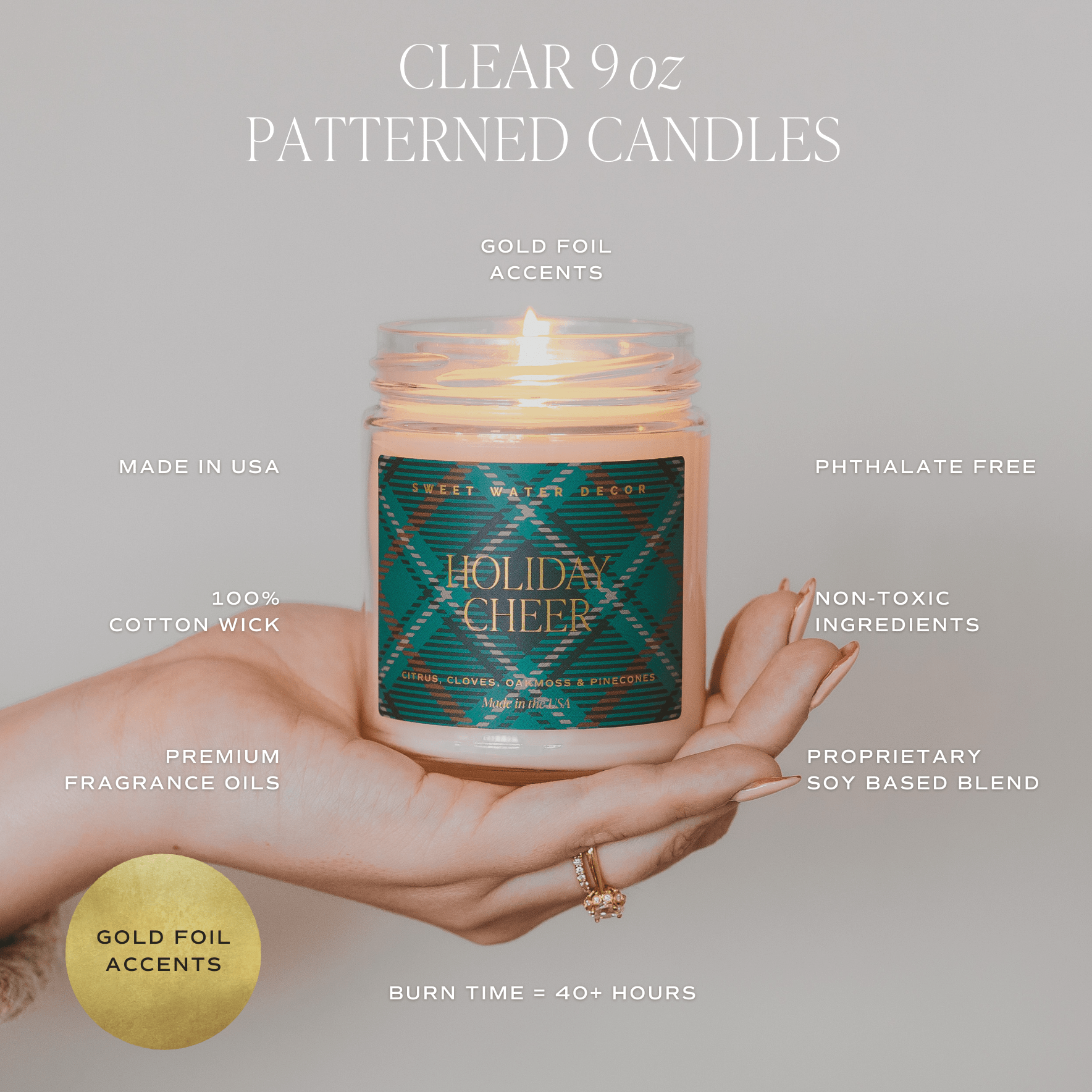 Warm and Cozy Soy Candle - Posh West Boutique