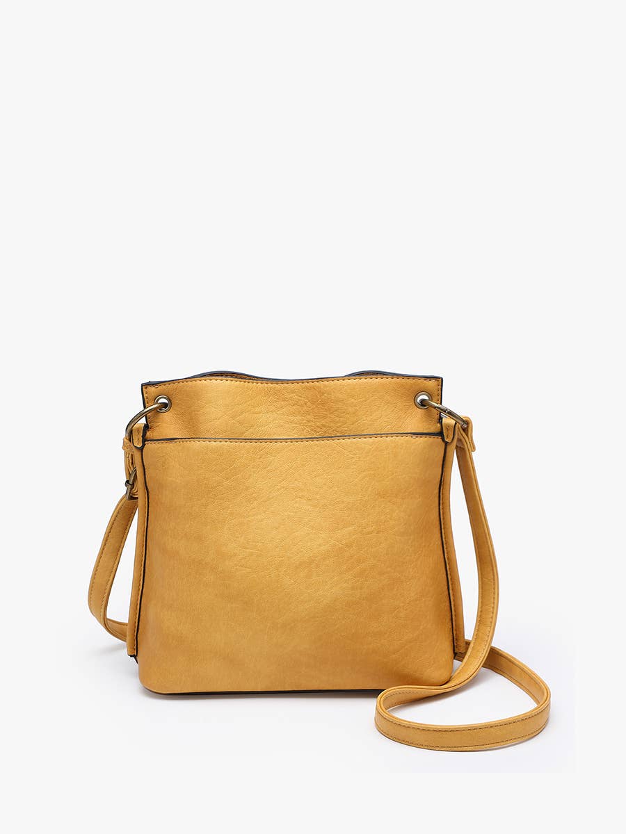 Sutton Distressed 3 Compartment Crossbody