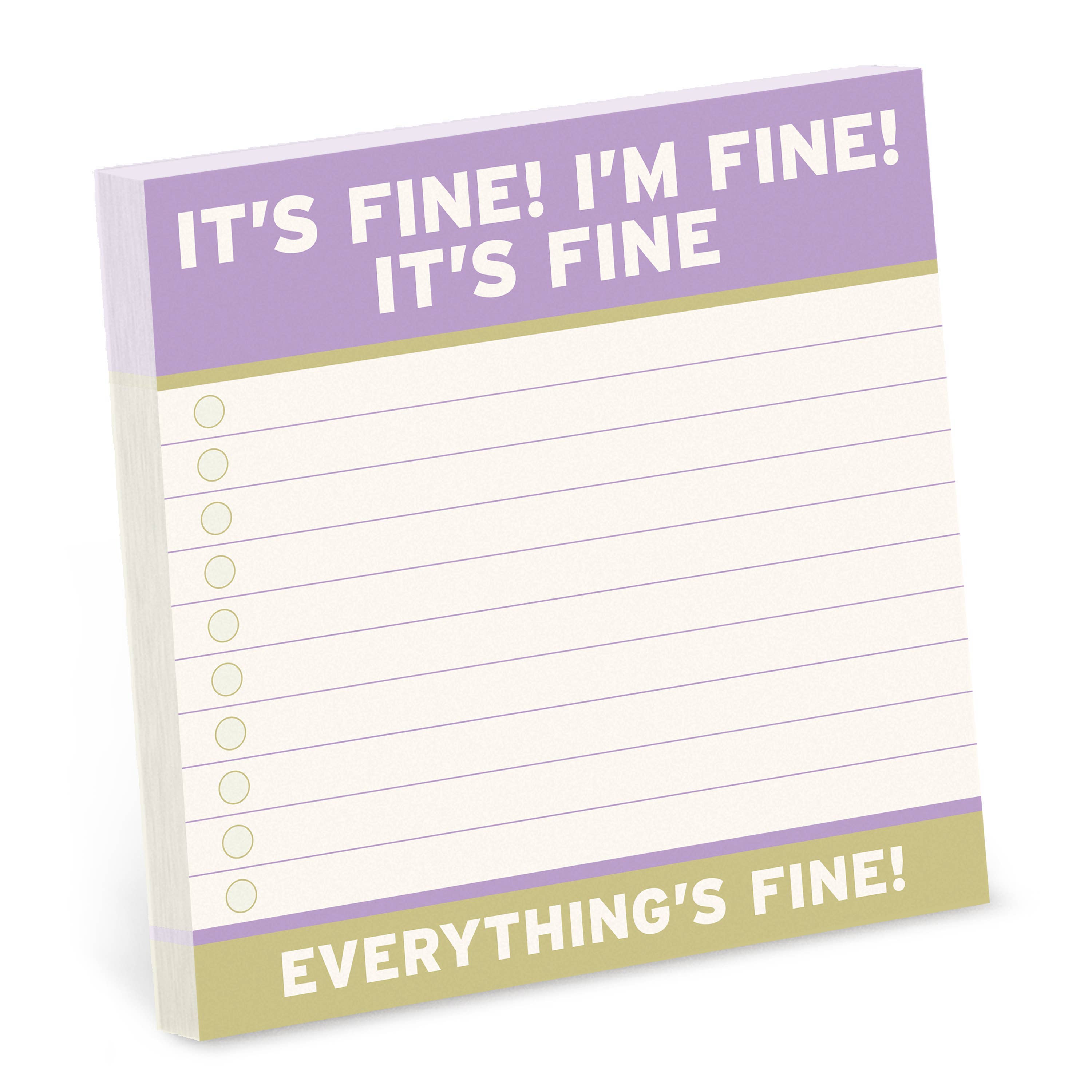 It’s Fine Large Sticky Notes (4x4in)