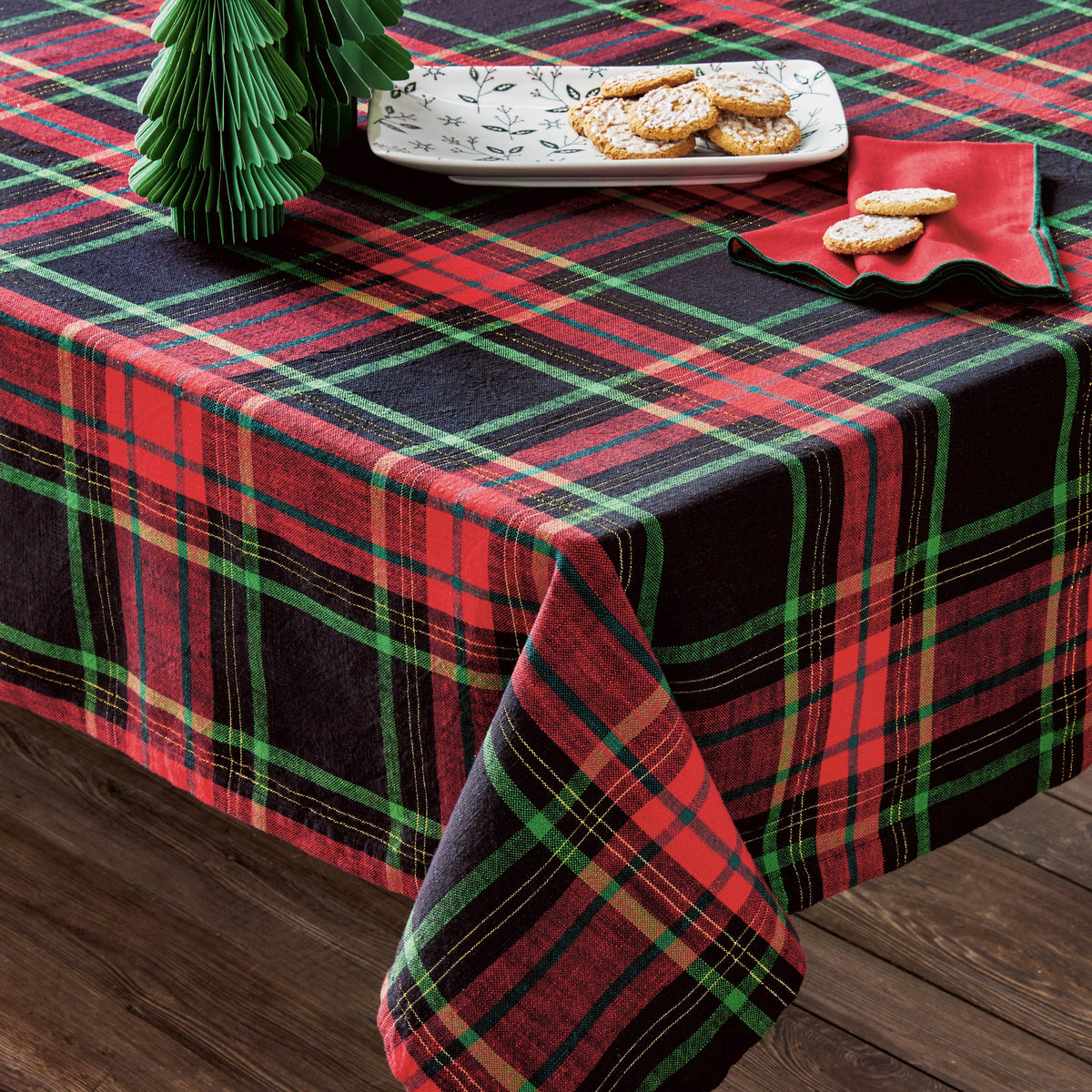 Christmas Red Plaid Runner - Posh West Boutique