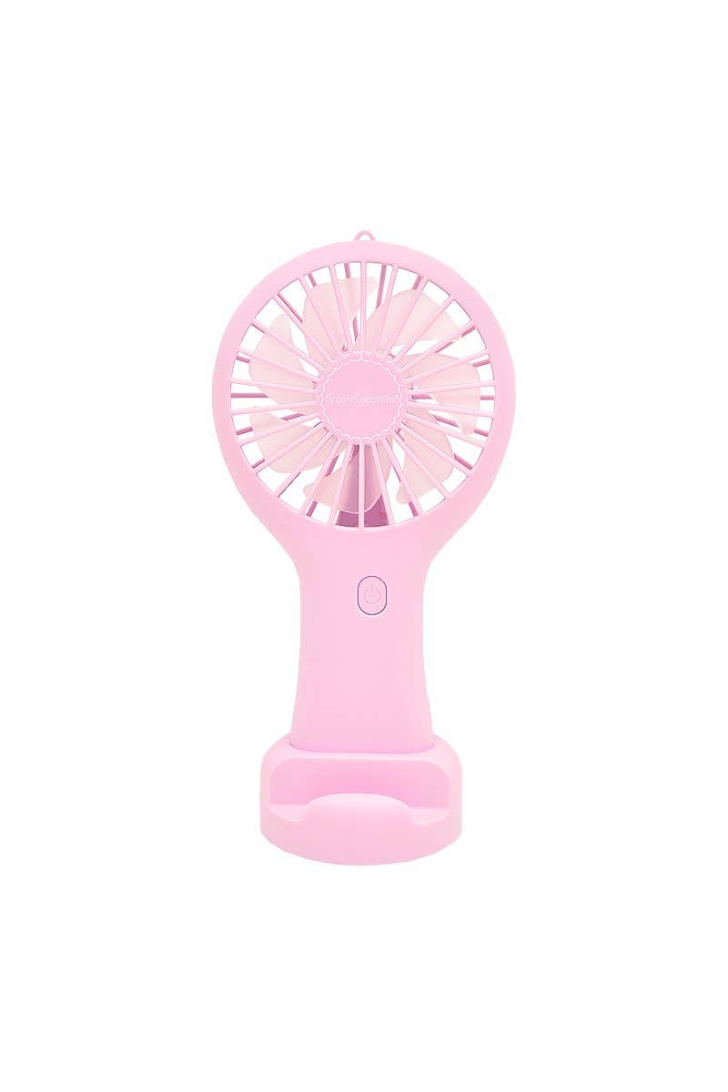 Pink Portable Fan Feeling - Posh West Boutique
