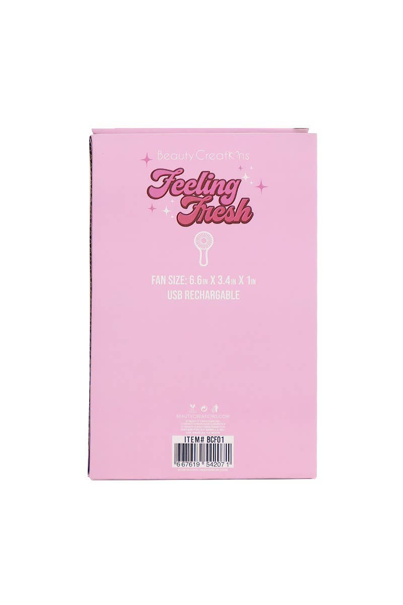 Pink Portable Fan Feeling - Posh West Boutique