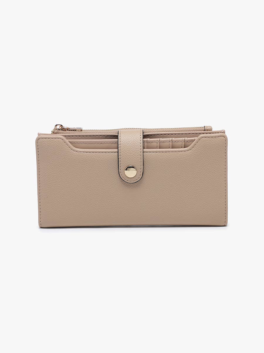 Violet RFID Fold-Out Wallet w/ Card Slot