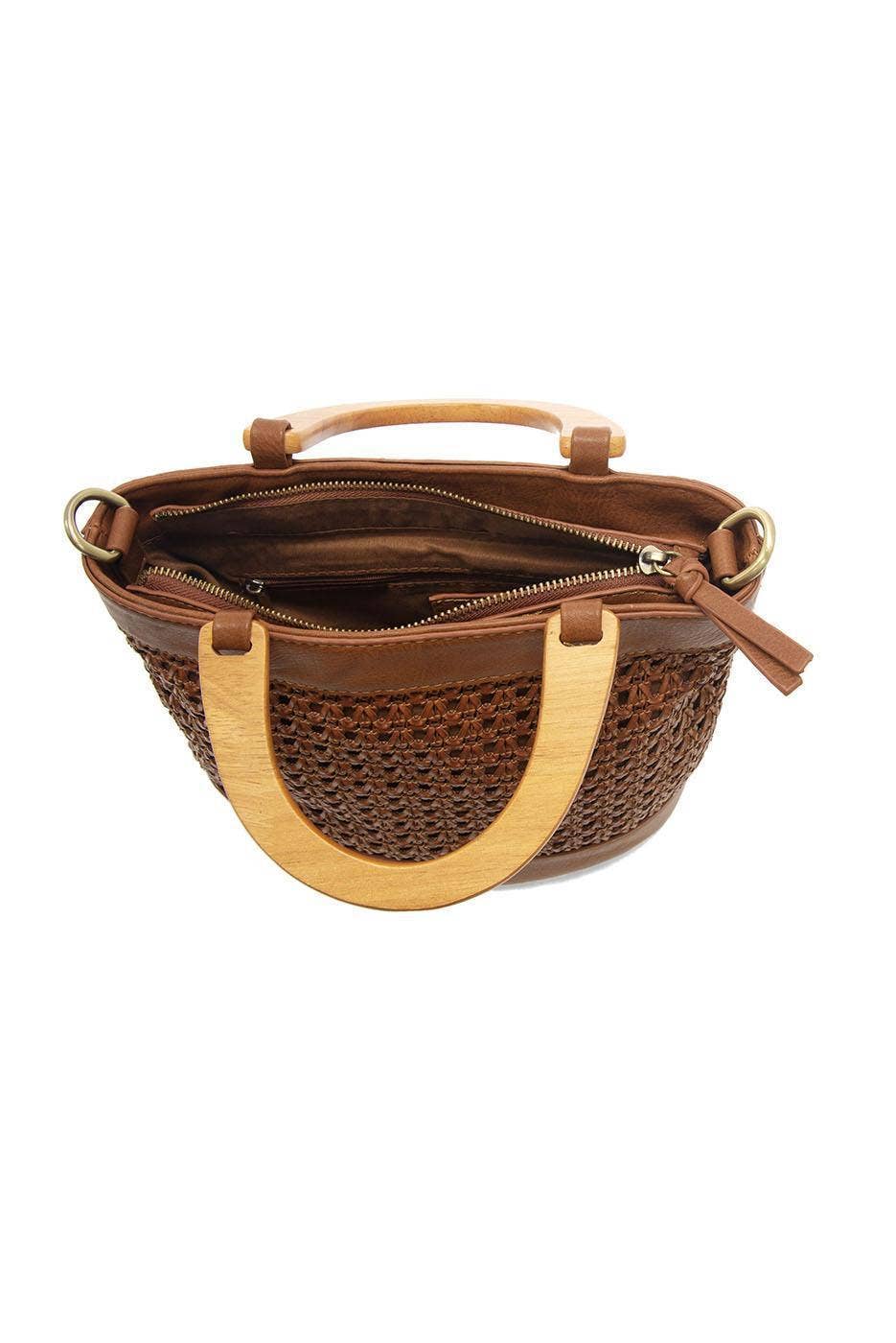 Havana Faux Cane Wood Handle