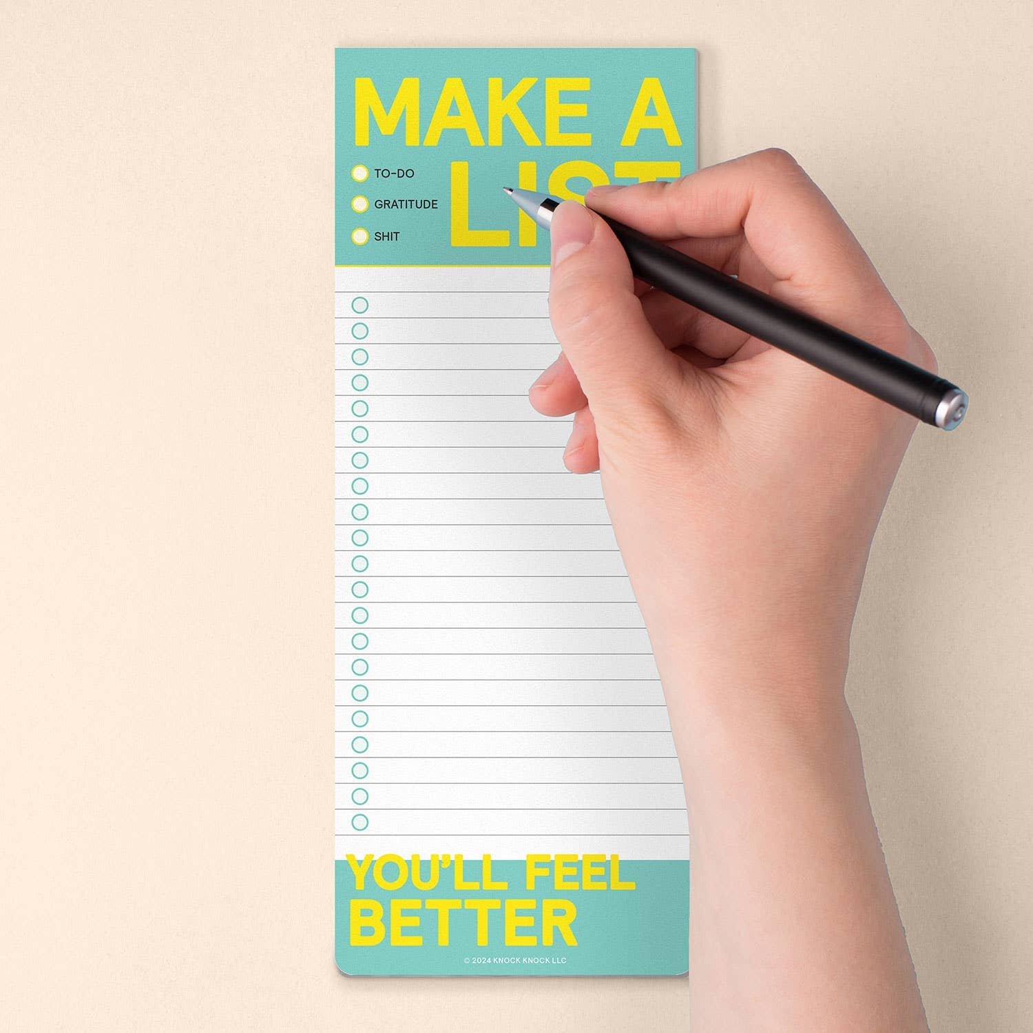 Make a List Note Pad