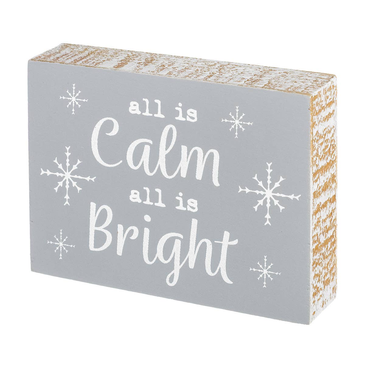 All Is Calm Christmas Block - Posh West Boutique