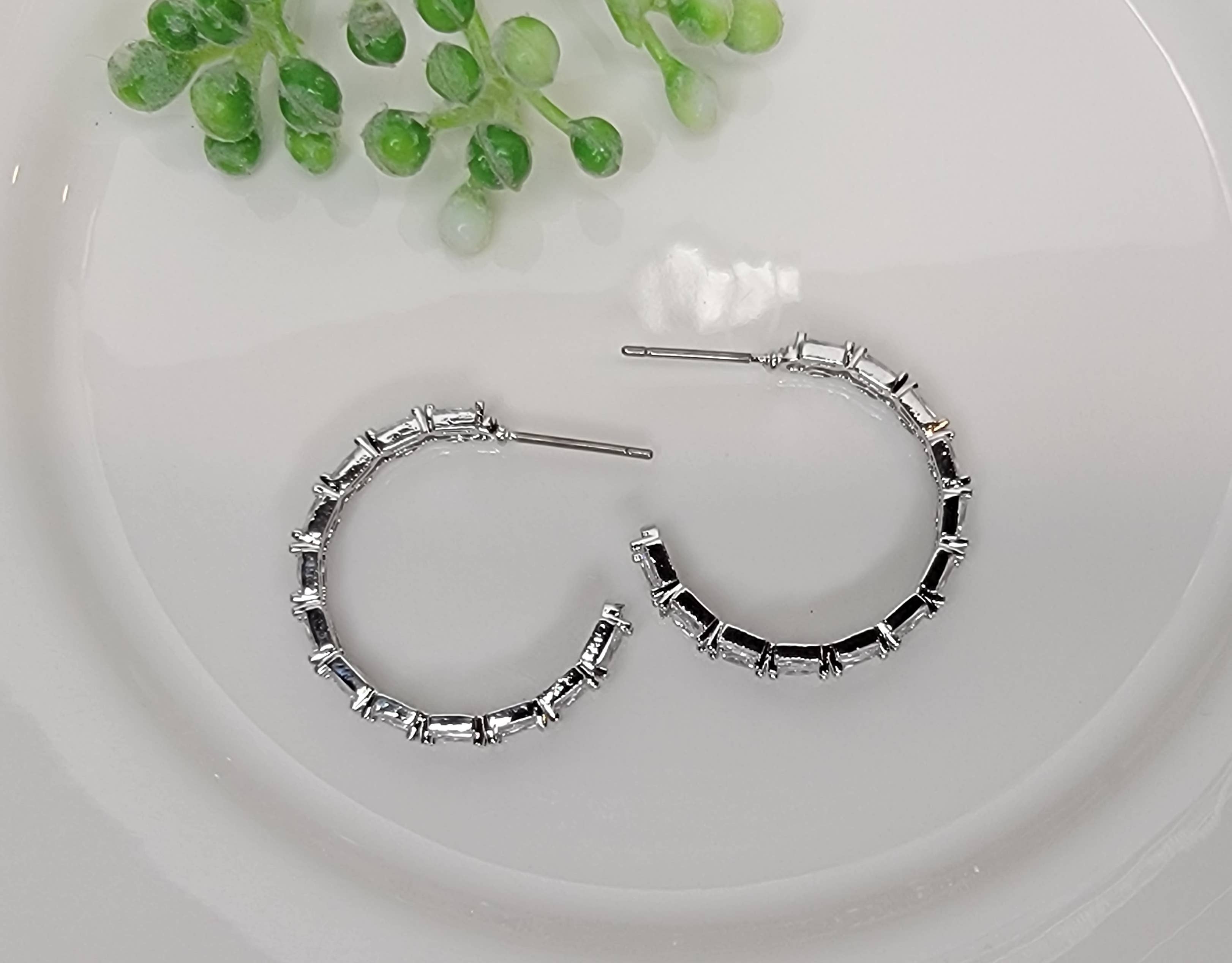Medium Double Hoop Earrings - Posh West Boutique
