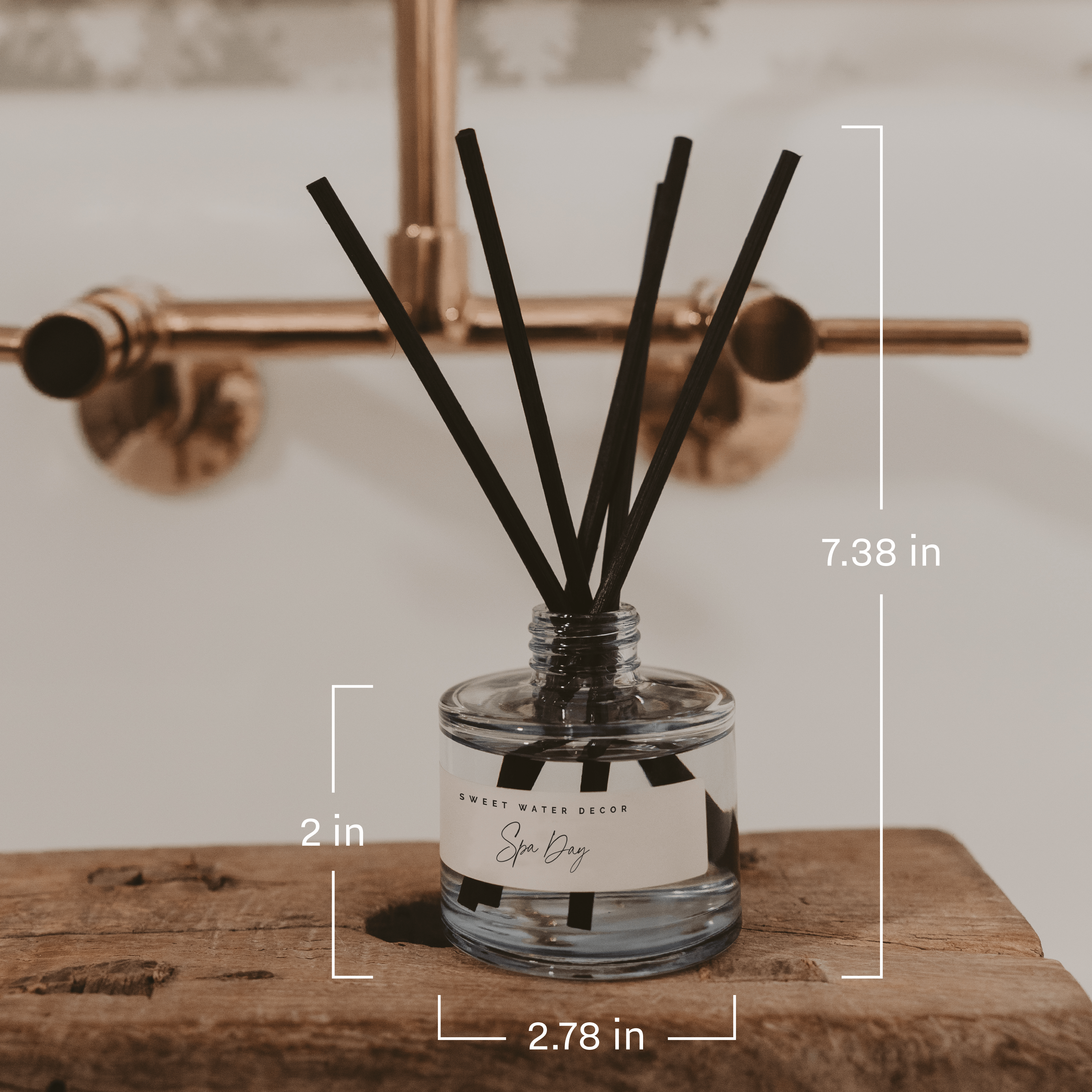Salt and Sea Reed Diffuser- Blue Vessel