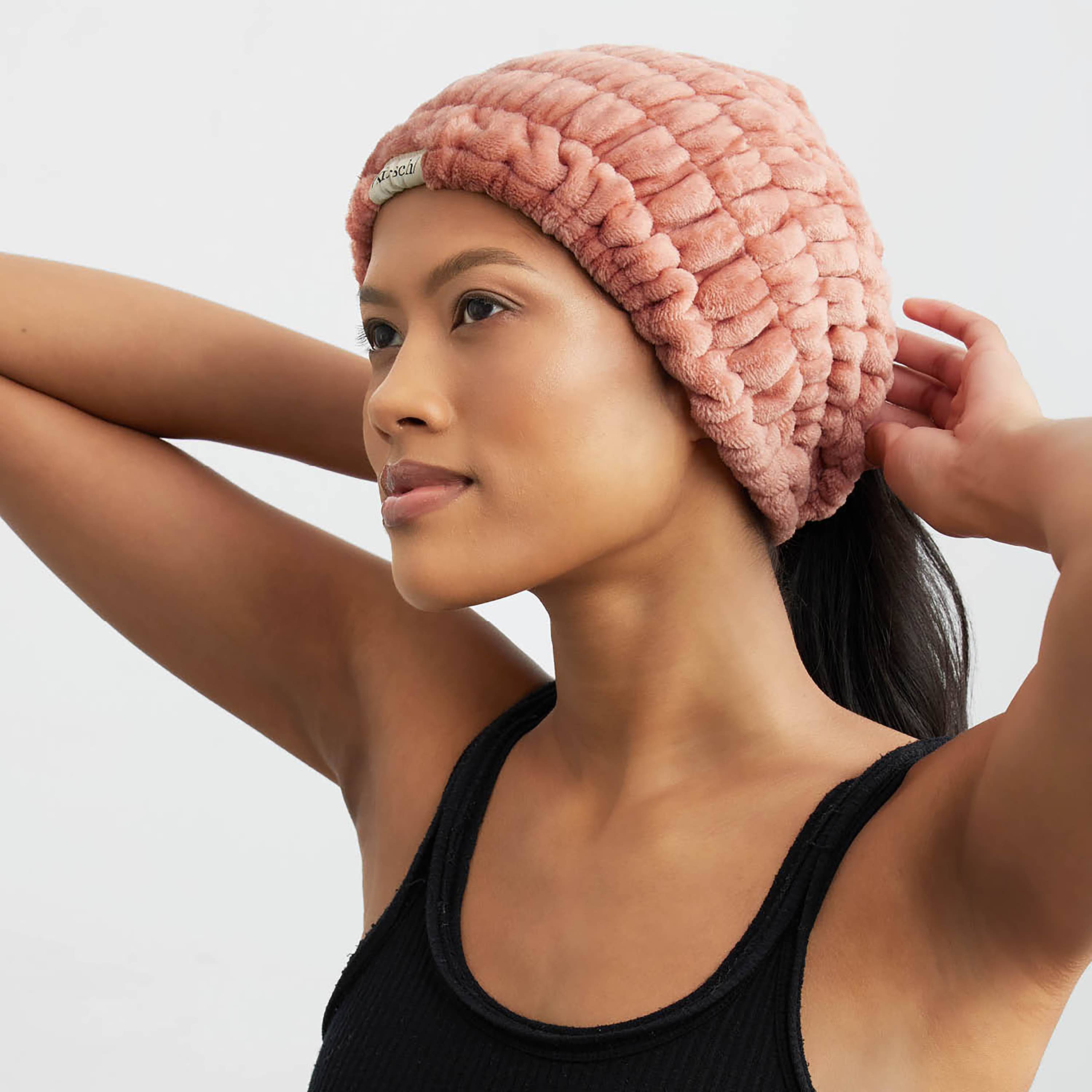 Dusty Rose Extra Wide Spa Headband - Posh West Boutique