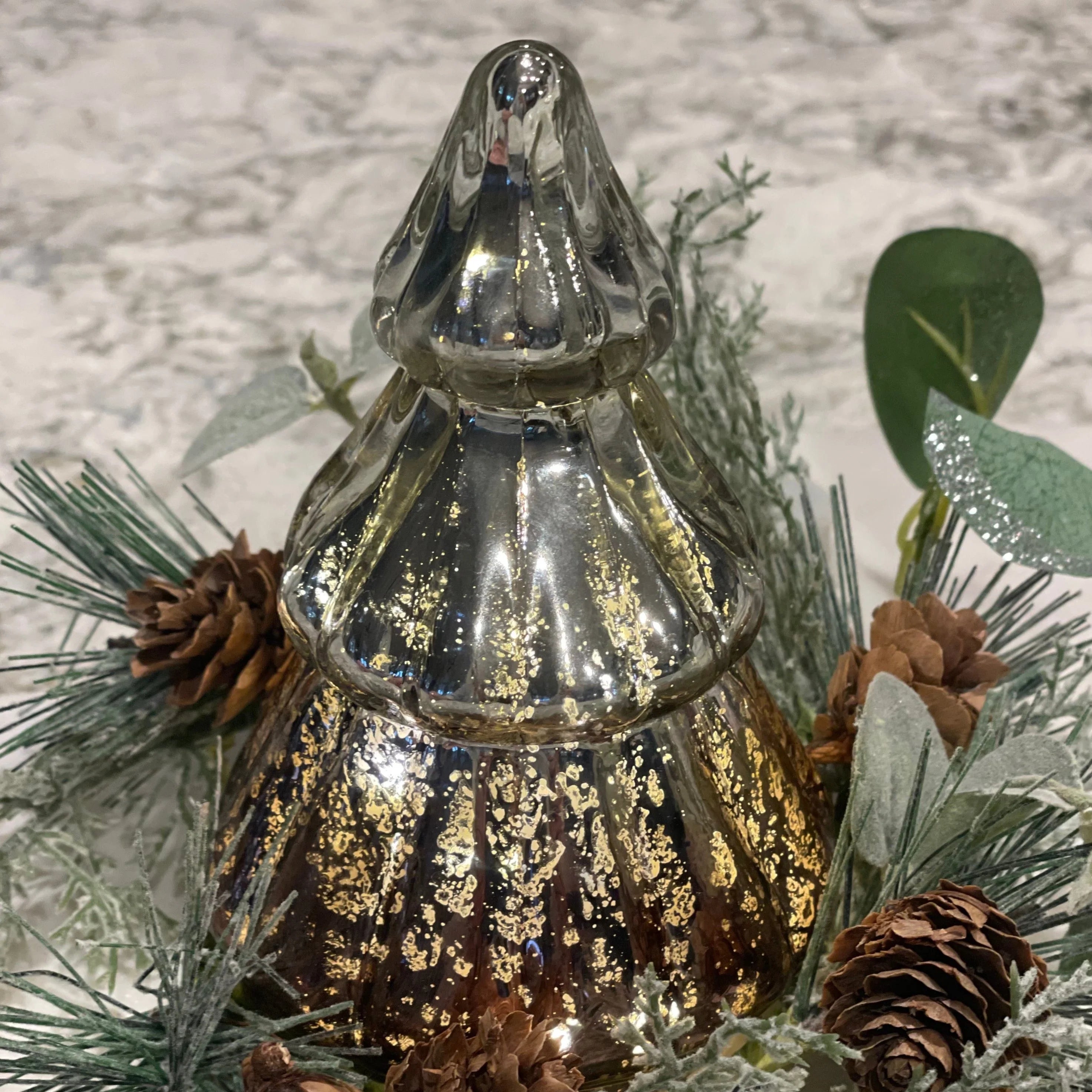 Sm. Ombre Mercury Glass Tree - Posh West Boutique