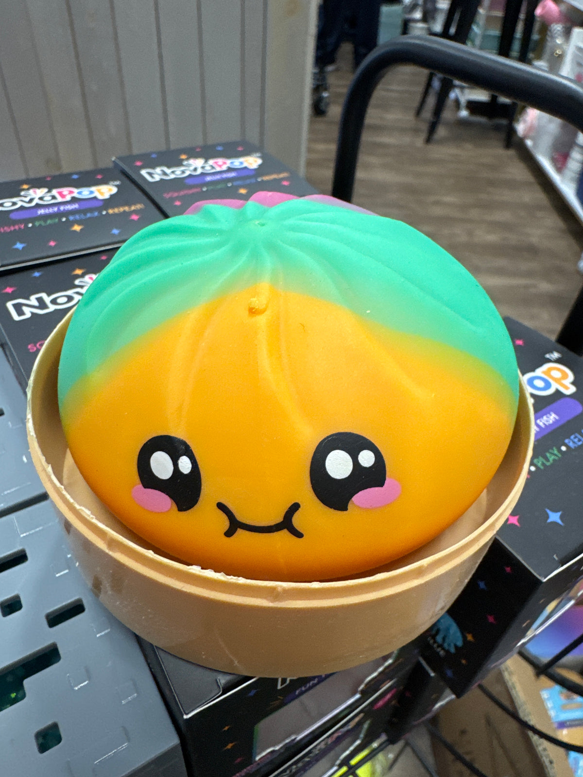 Rainbow Tie Dye or SOLID color Dumpling – Mystery Color Squishy Bun