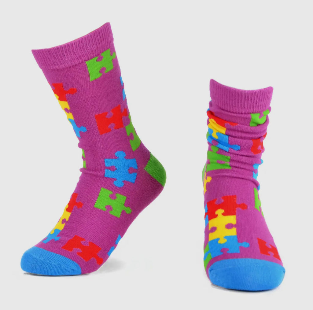 Autism Awareness Socks!! - Posh West Boutique