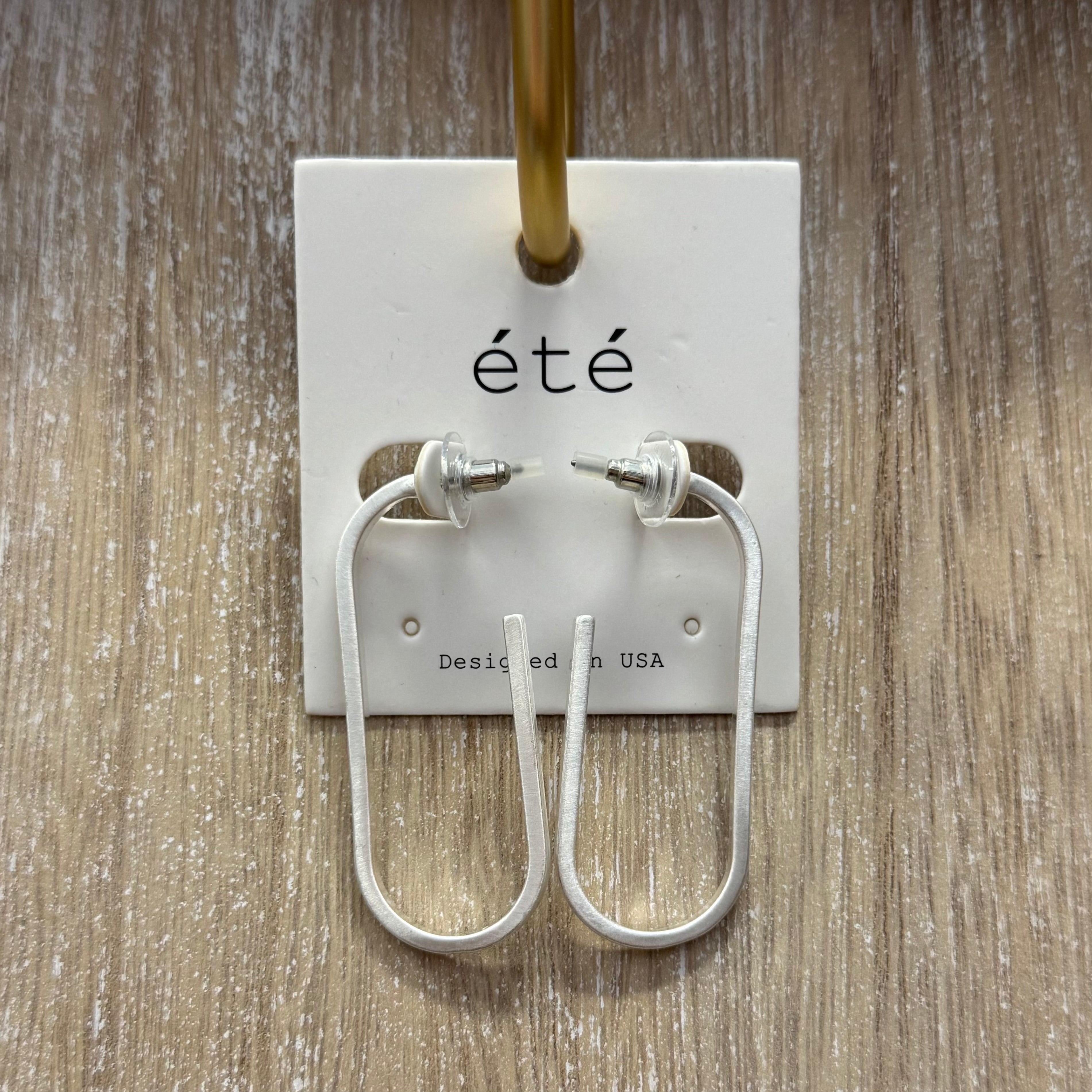 Silver Loop Hoops - Posh West Boutique