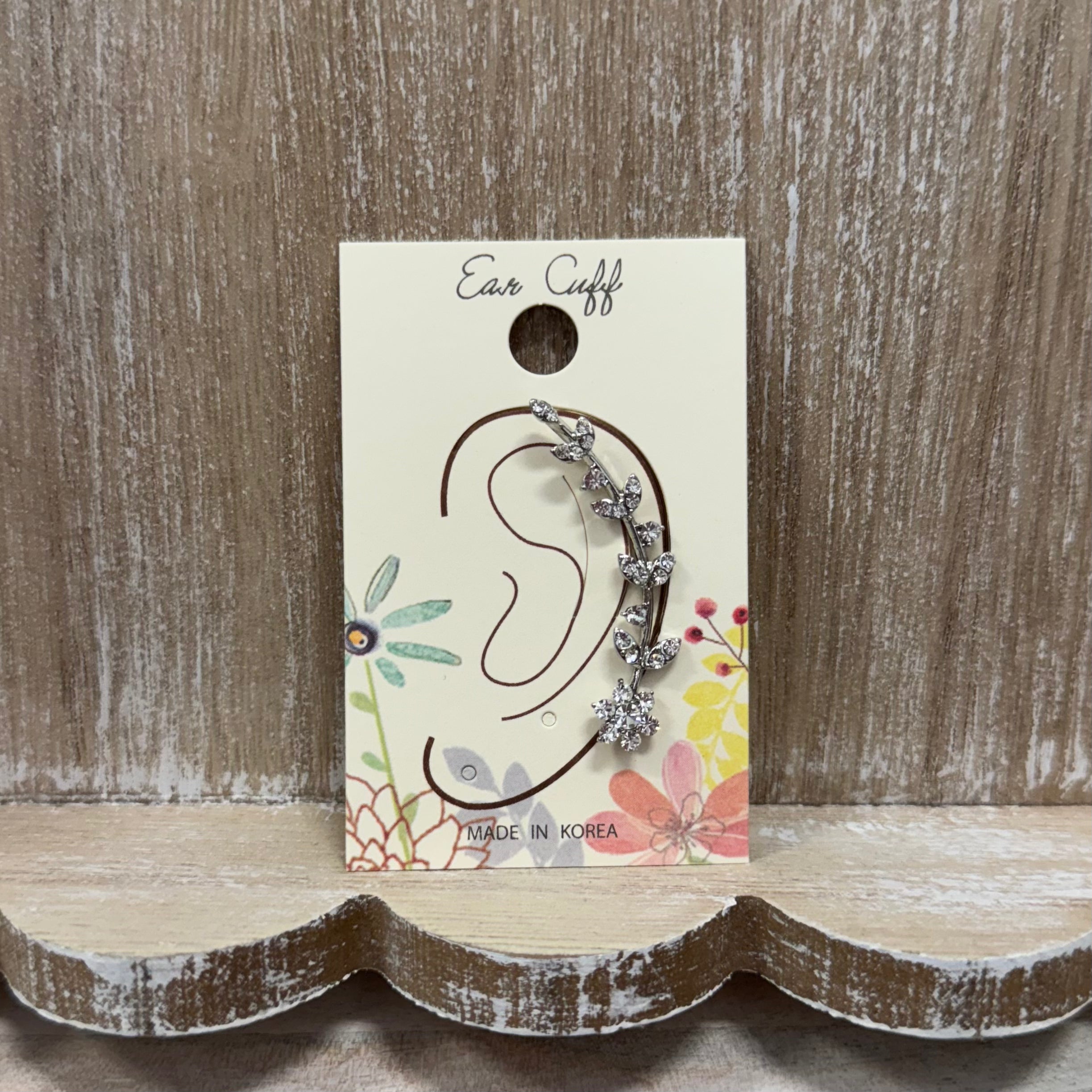 Silver Vine Ear Cuff - Posh West Boutique