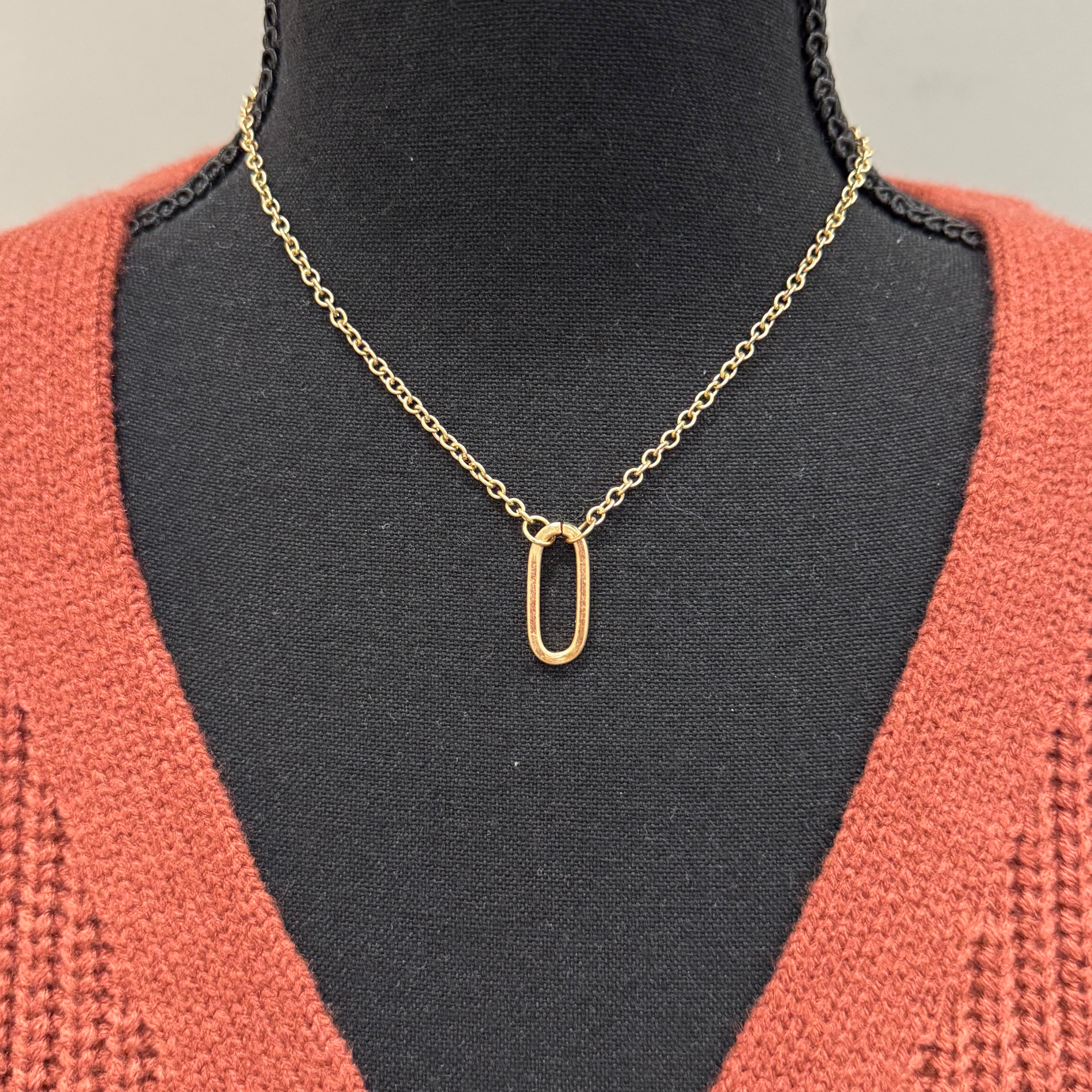 2pc Gold Necklace Set - Posh West Boutique