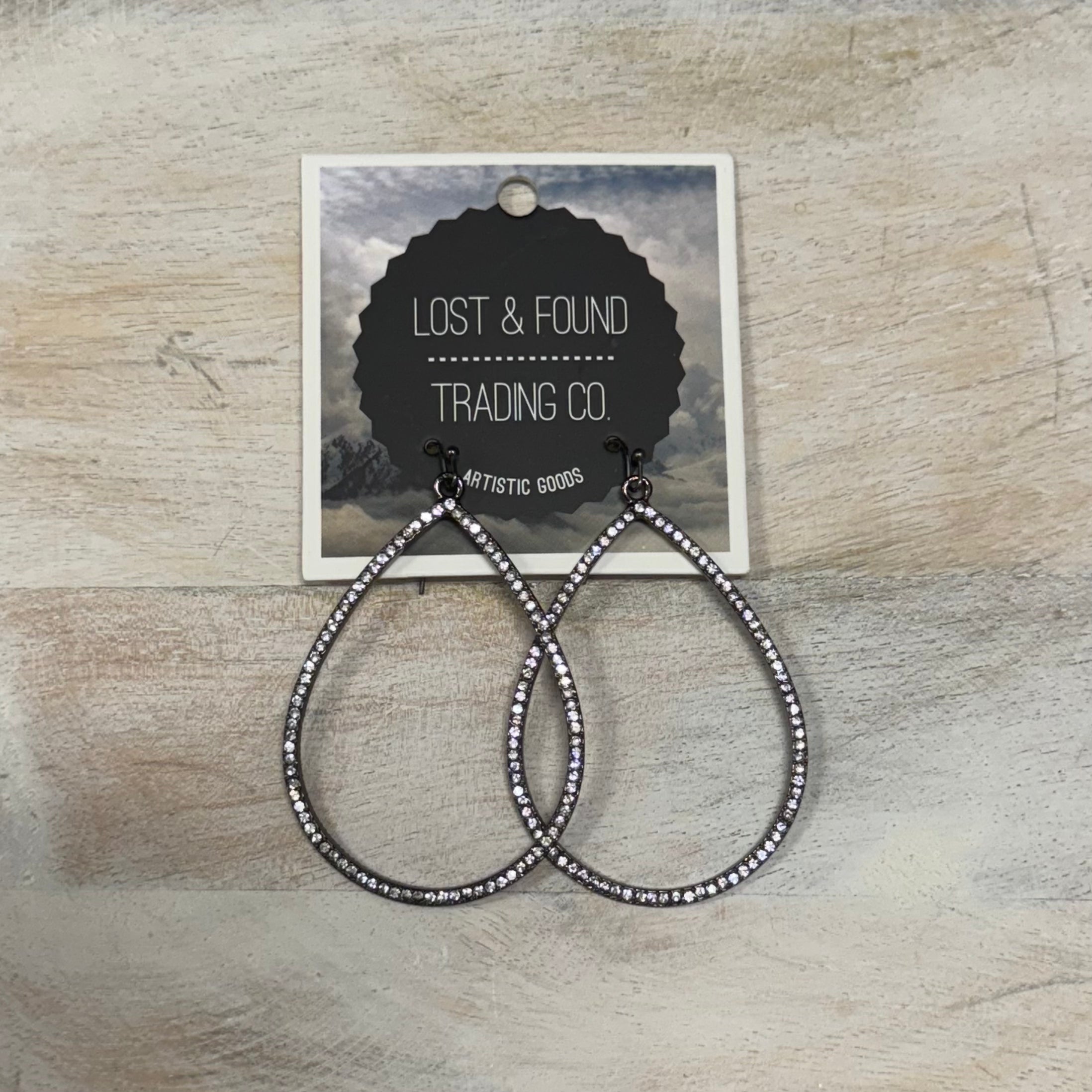 Teardrop Pendant Earrings - Posh West Boutique