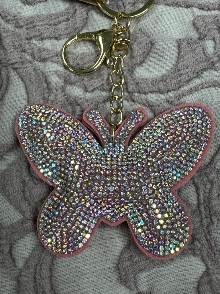 Happy Blinged Out Keychains - Posh West Boutique