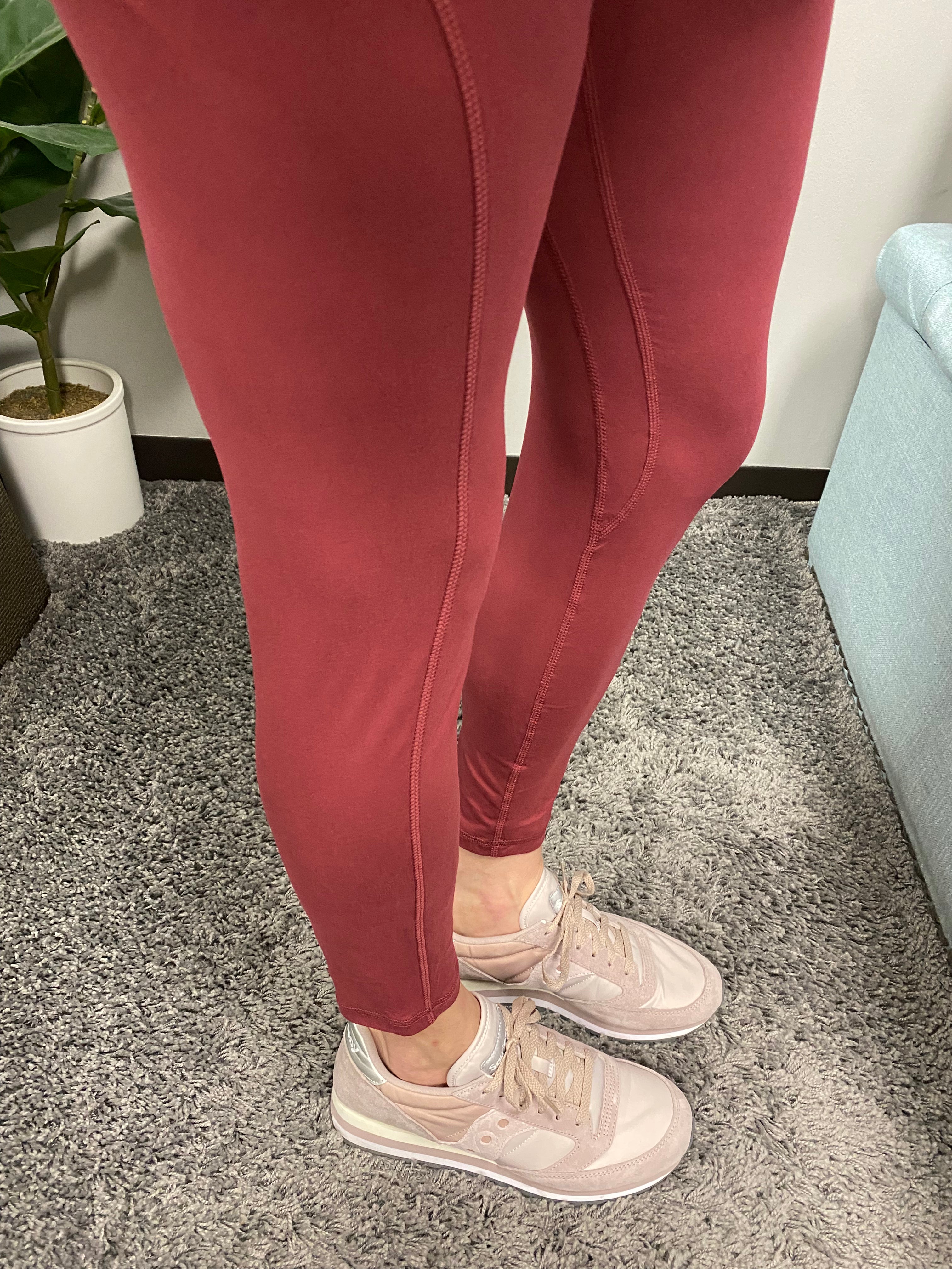 Full Length Wine Pocket Leggings-6232 - Posh West Boutique