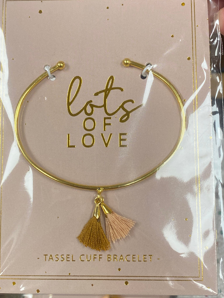 Tassel Cuff Bracelet - Posh West Boutique