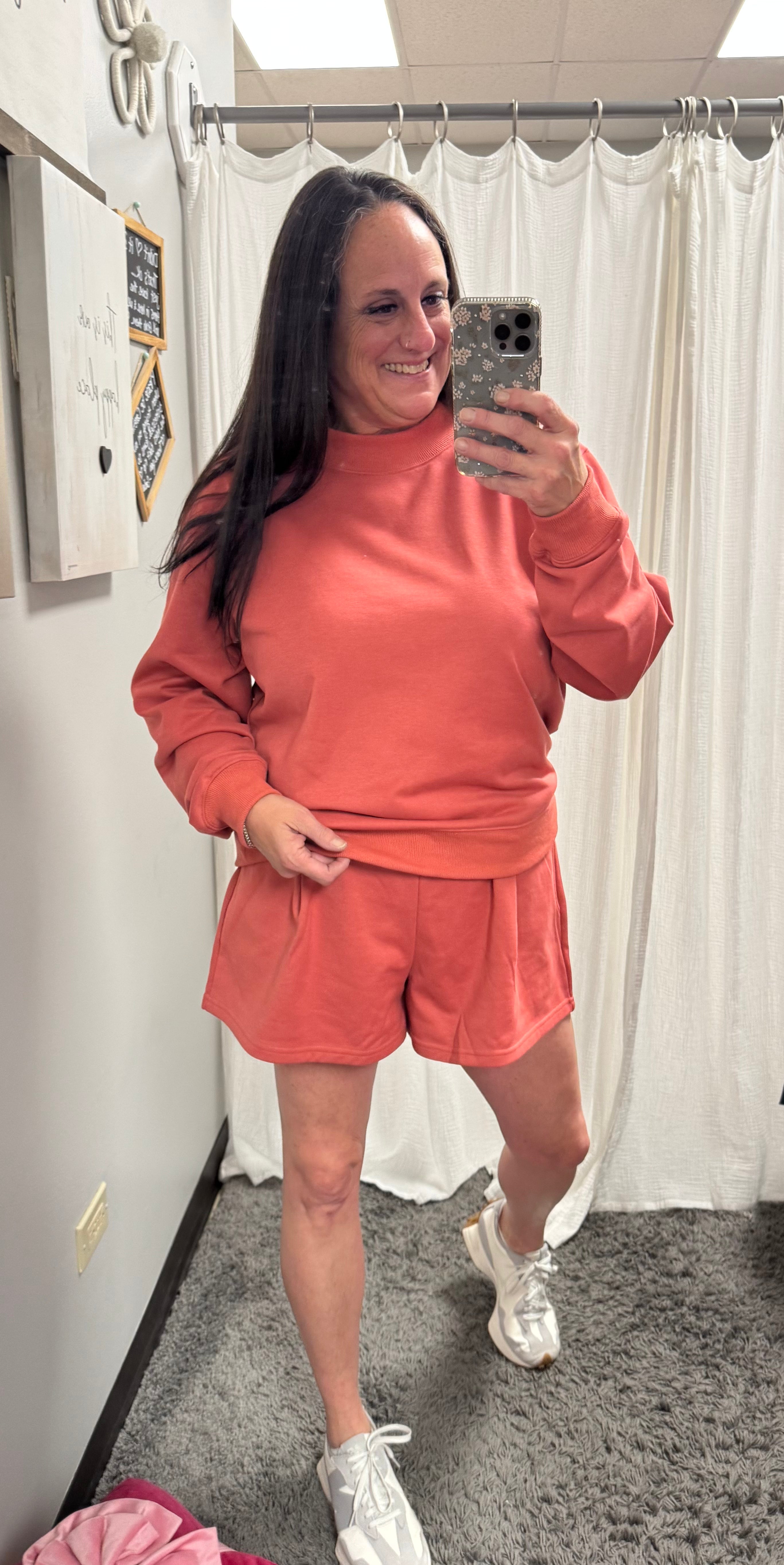 Casual Strawberry Round Neck Sweatshirt - Posh West Boutique