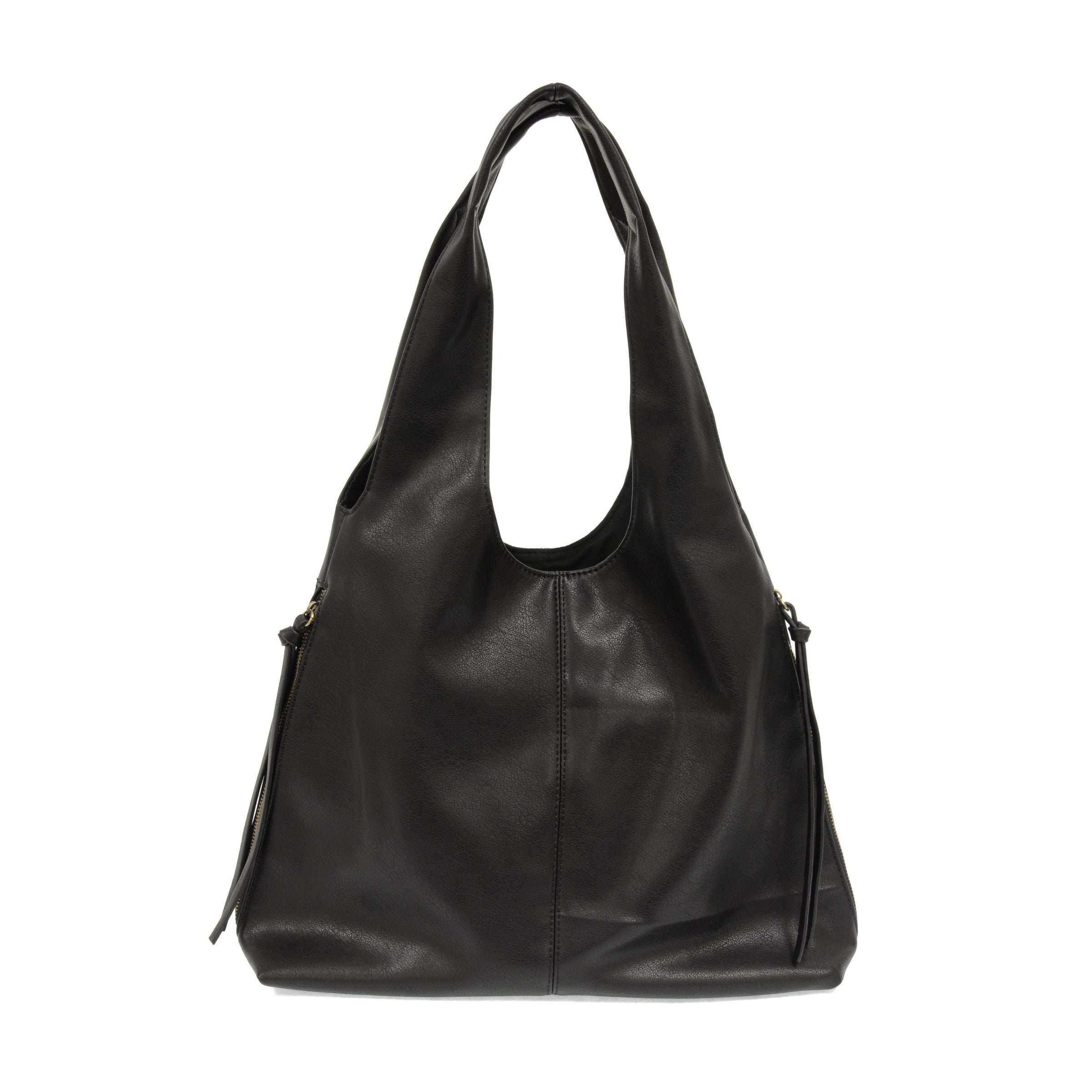 Large Black Claire Hobo Purse - Posh West Boutique