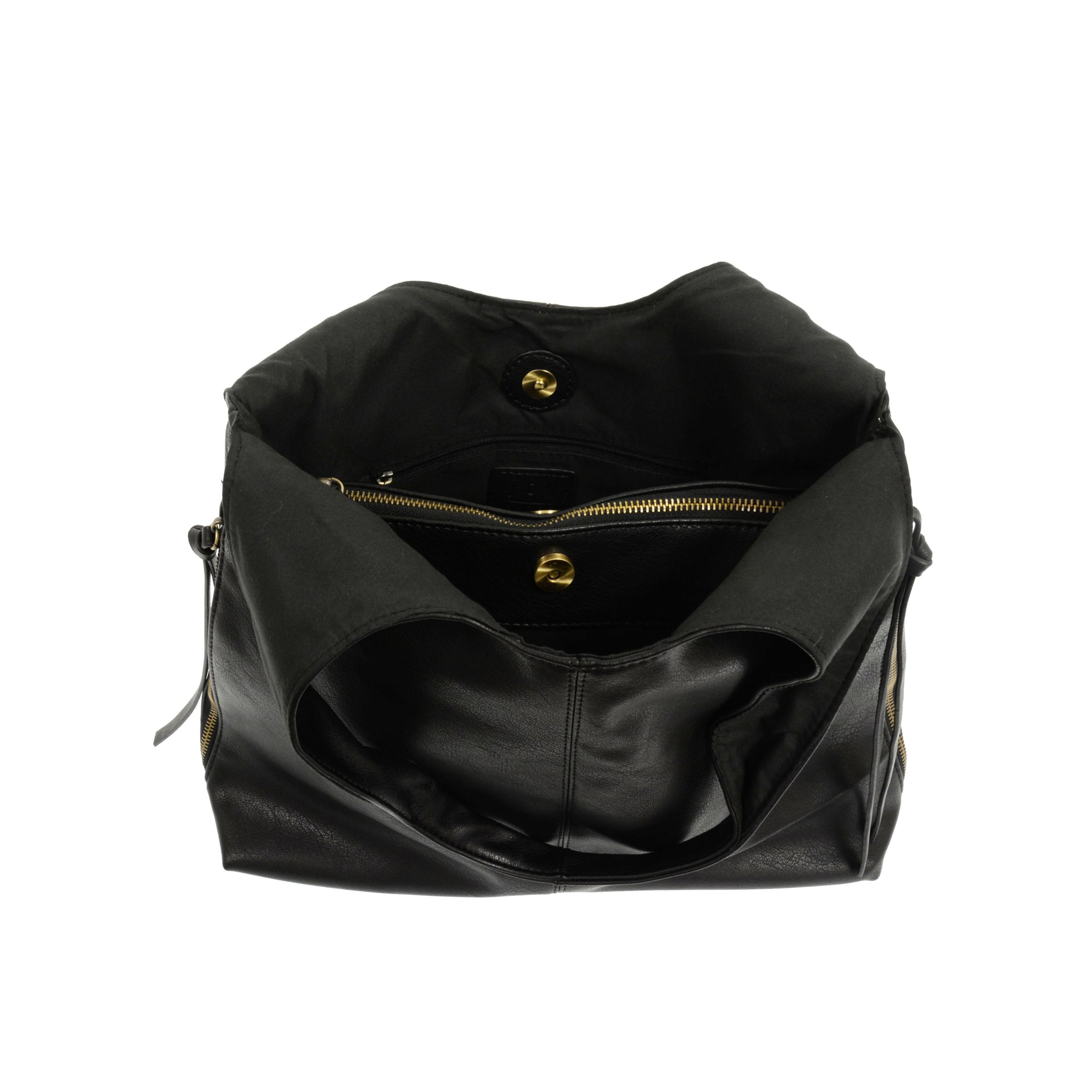 Large Black Claire Hobo Purse - Posh West Boutique