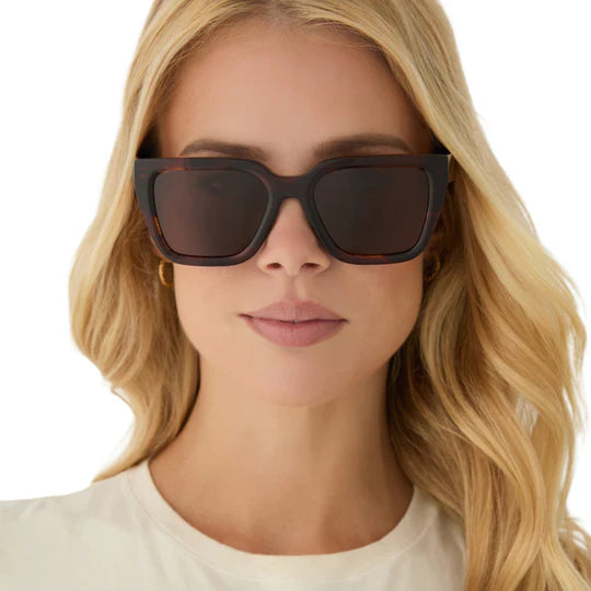 Amara Sequoia Tortoise Brown Sunglasses - Posh West Boutique