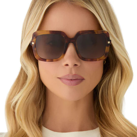 Brown Fleur Sandra Sunglasses - Posh West Boutique