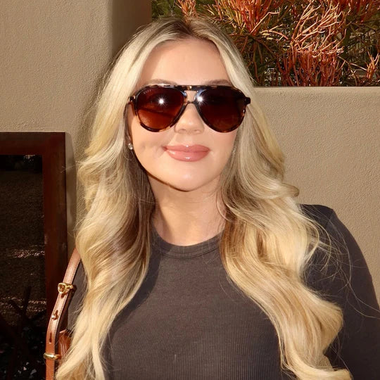 Tosca III Espresso Sunglasses - Posh West Boutique