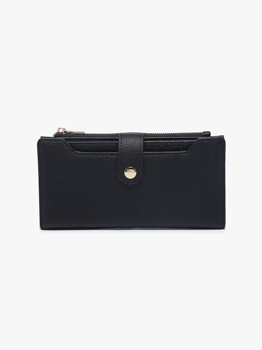 Violet RFID Fold-Out Wallet w/ Card Slot
