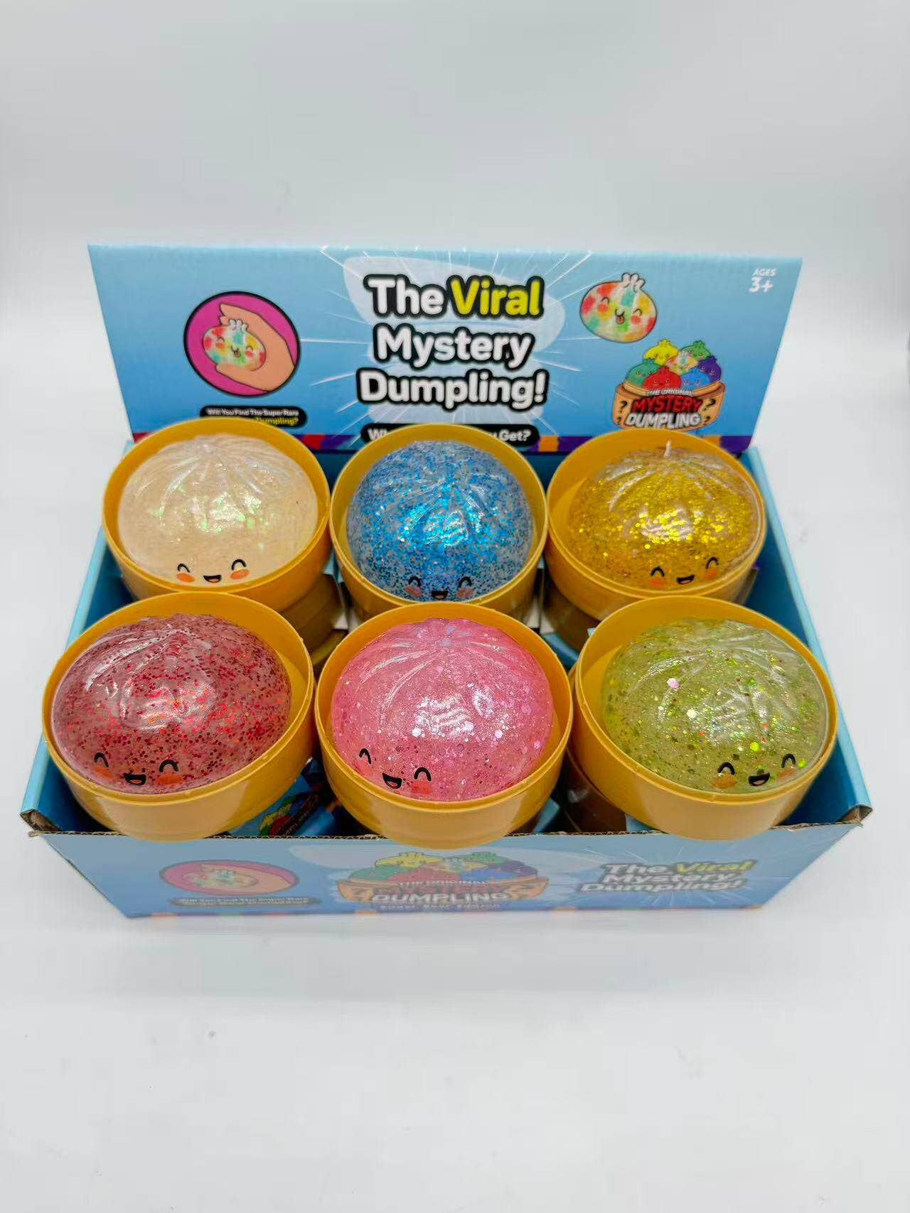 Mystery Dumpling Shape Squishy Slow Rising Stress Relief Toy