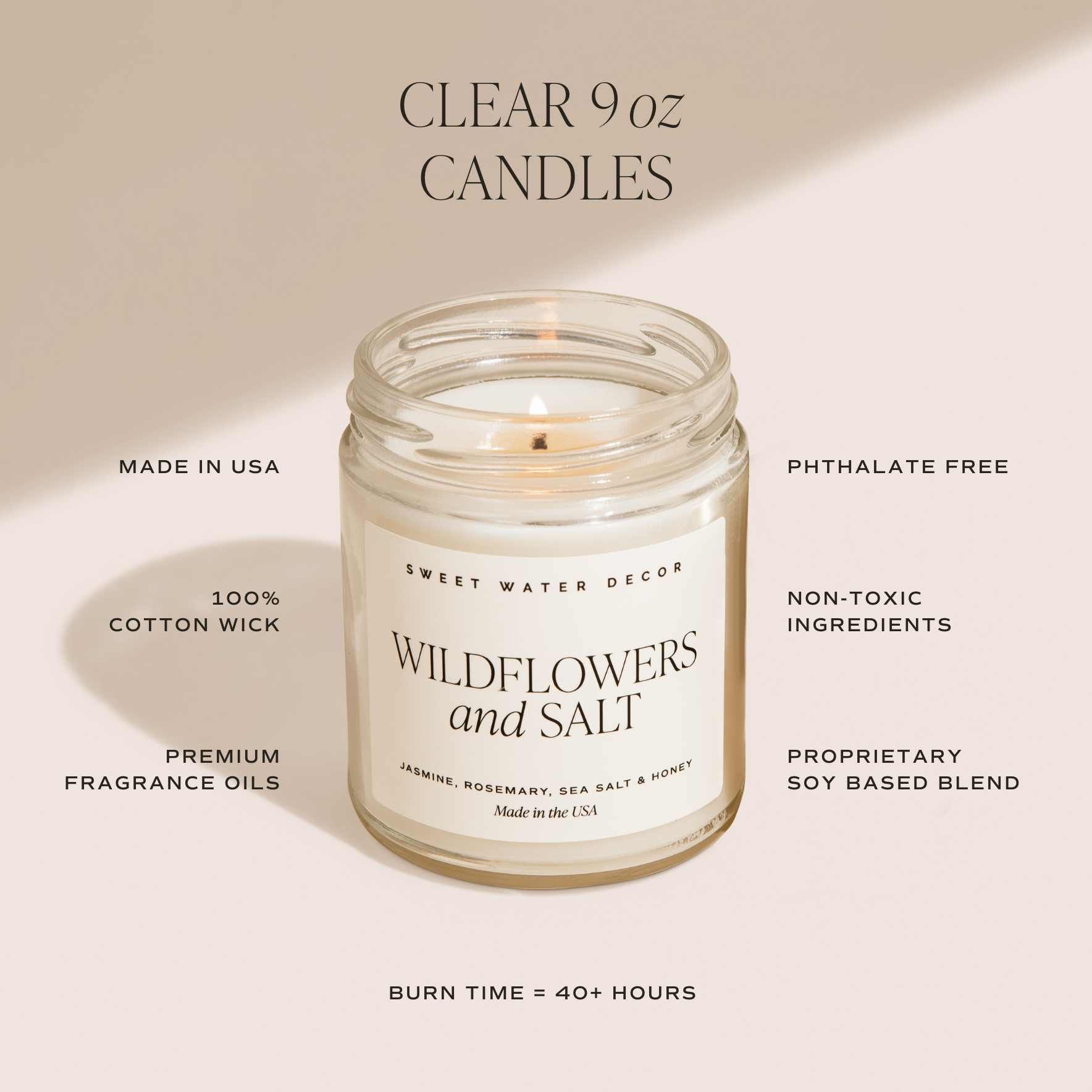 Weekend 9 oz Soy Candle - Home Decor & Gifts - Posh West Boutique