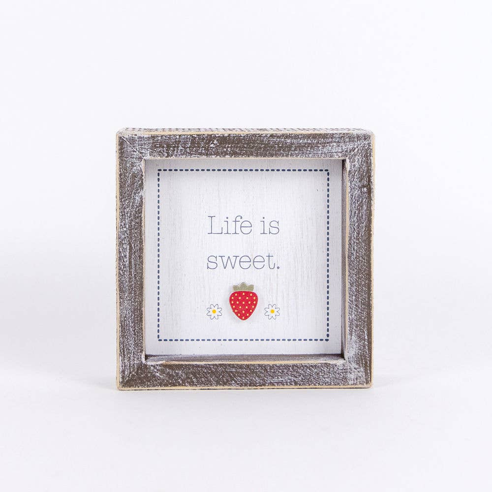 Strawberry Life is Sweet Sign - Posh West Boutique