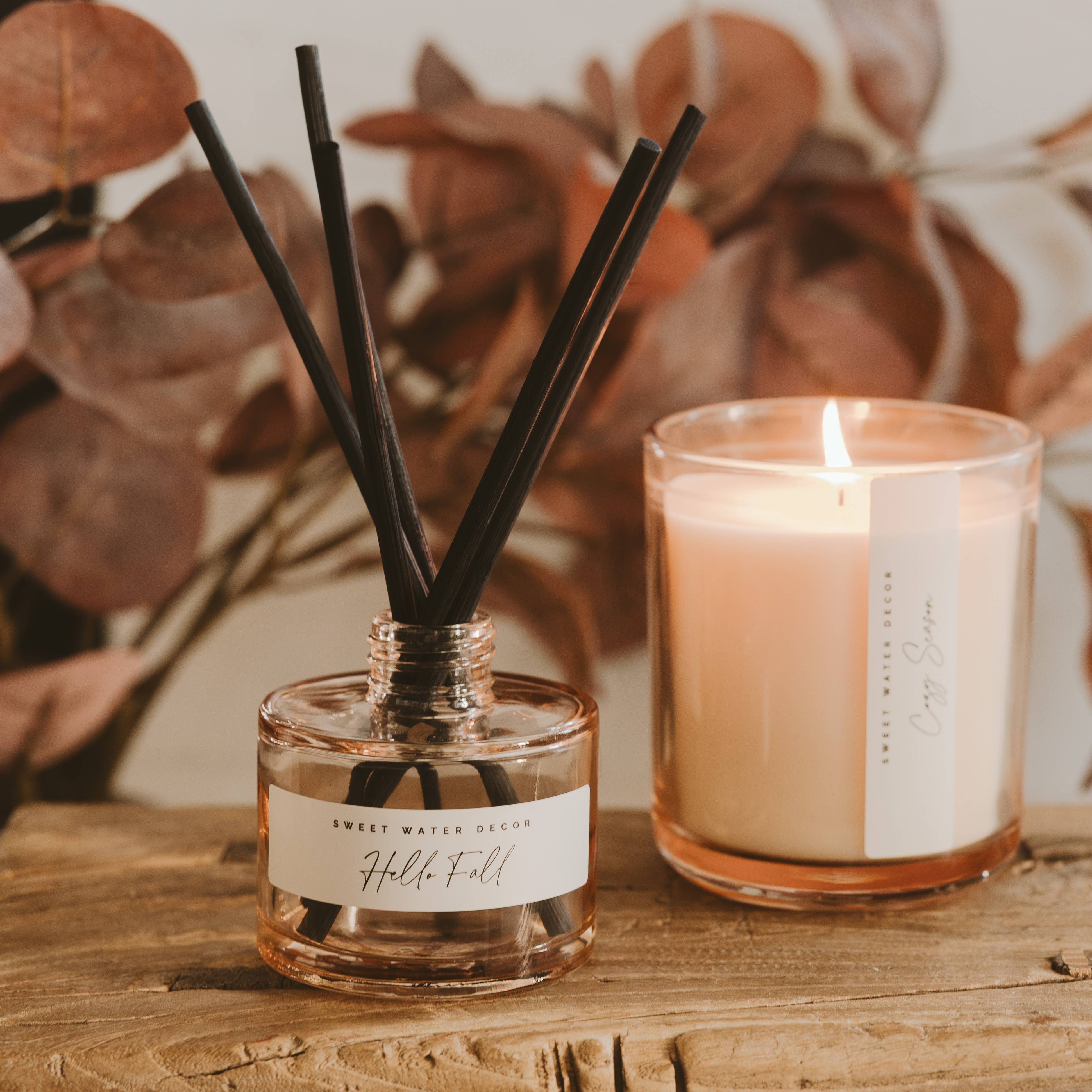 Hello Fall Reed Diffuser - Posh West Boutique
