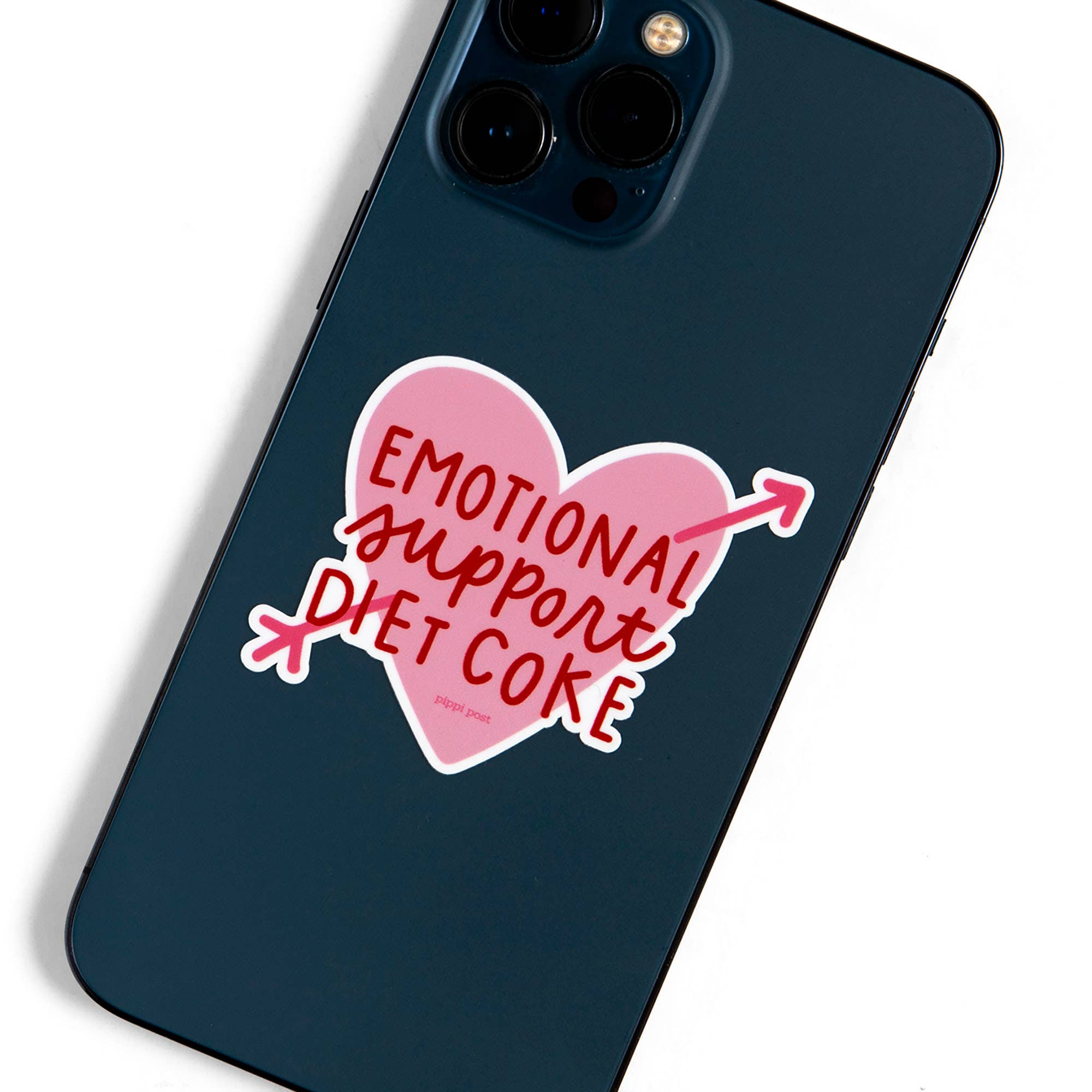 Emotional Support Diet Coke Decal Sticker - Posh West Boutique