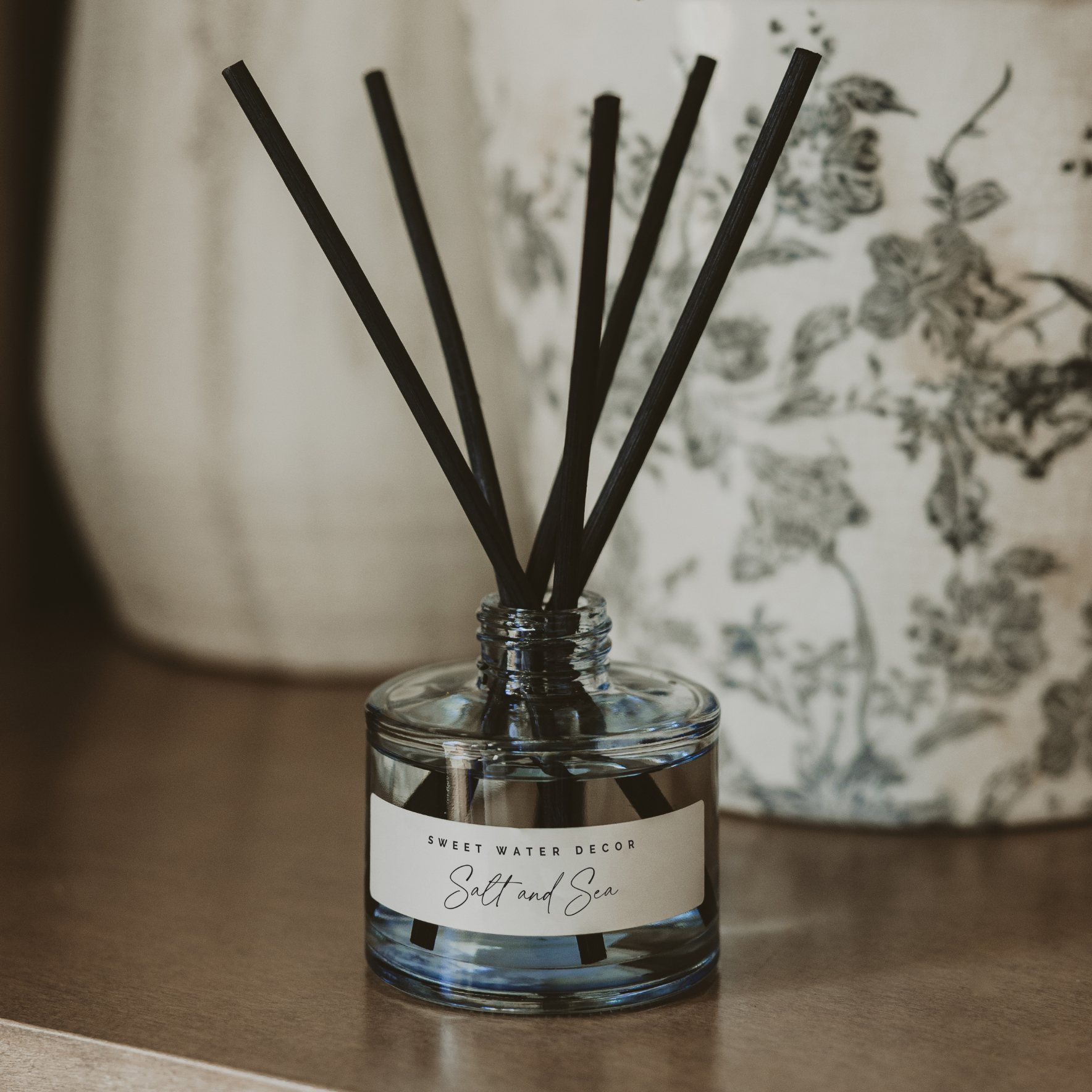 Salt and Sea Reed Diffuser- Blue Vessel