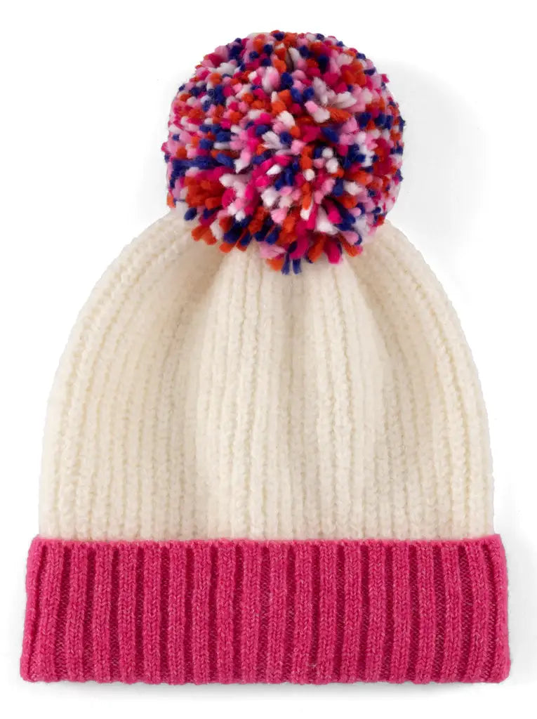 The Pink Pom Winter Beanie - Posh West Boutique