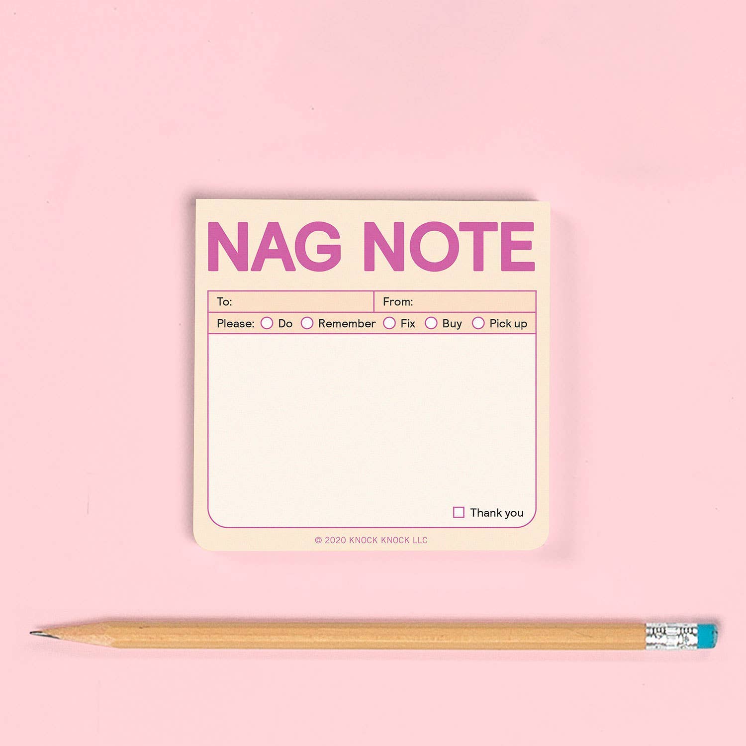Nag Note Sticky Notes-Peach Color