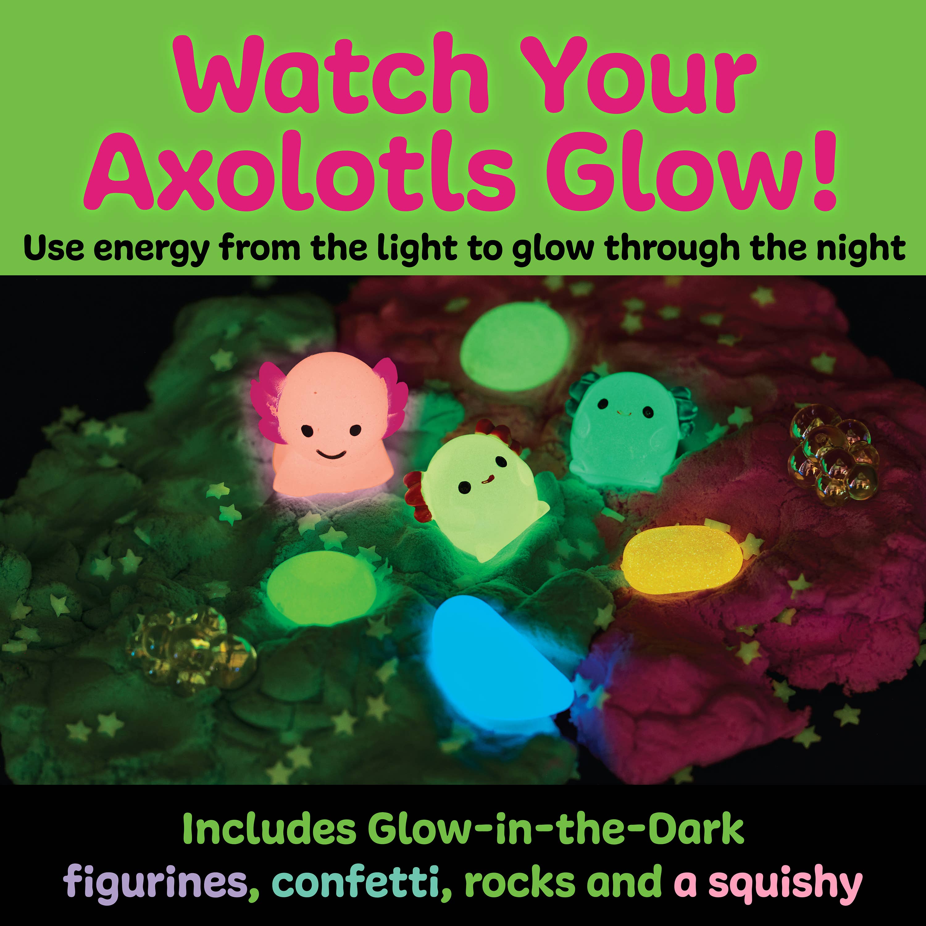 Sensory Pack Axolotl Play Kit for Kids - Posh West Boutique