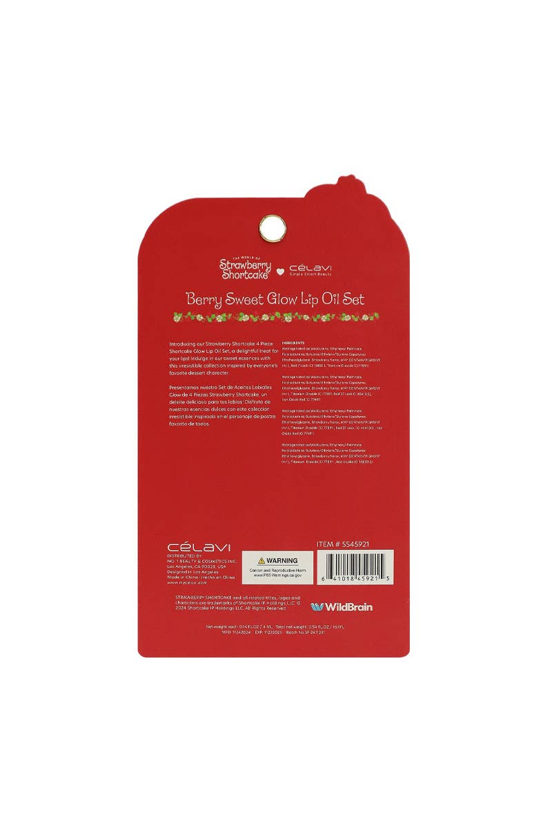 Strawberry Shortcake Berry Sweet Lip Oil - Posh West Boutique