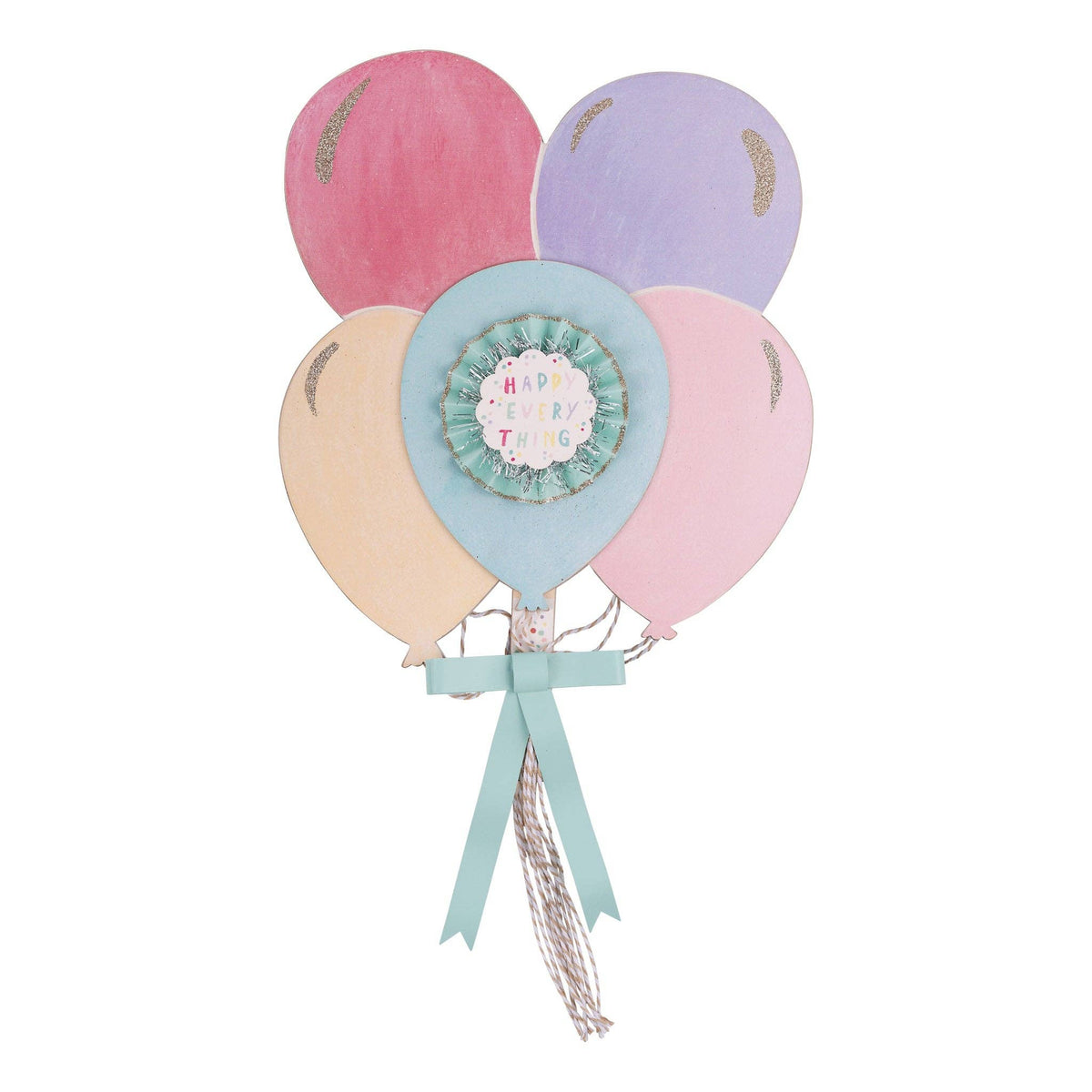 Happy Everything Balloons Wood Topper