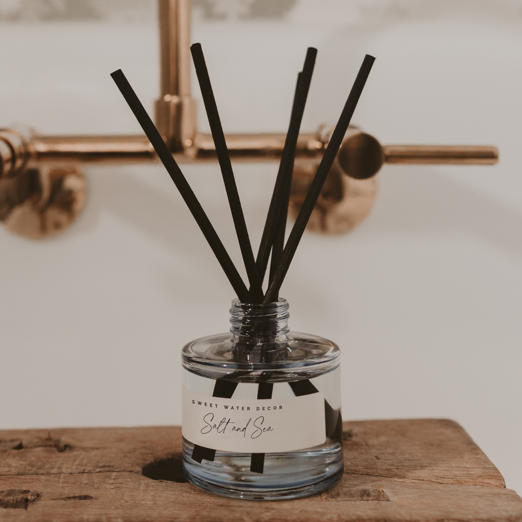 Salt and Sea Reed Diffuser- Blue Vessel