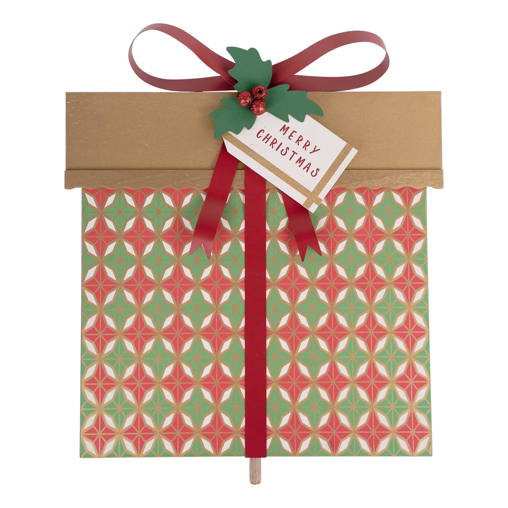 Merry Christmas Present Topper - Posh West Boutique
