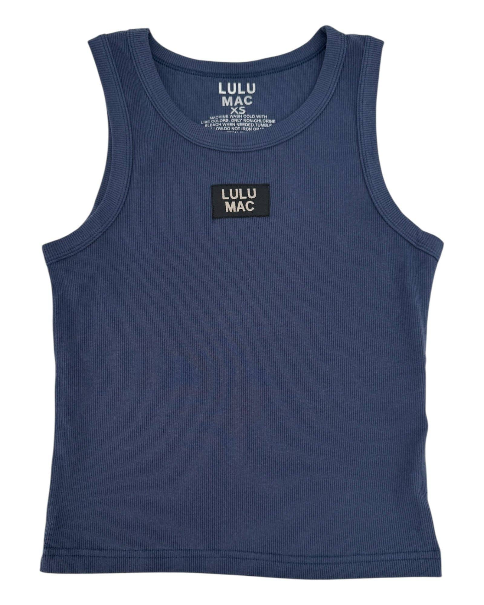 Lulu Mac Navy Sleeveless Top