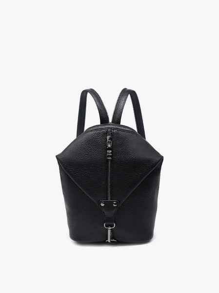 Linnette Foldover Backpack-Black - Posh West Boutique