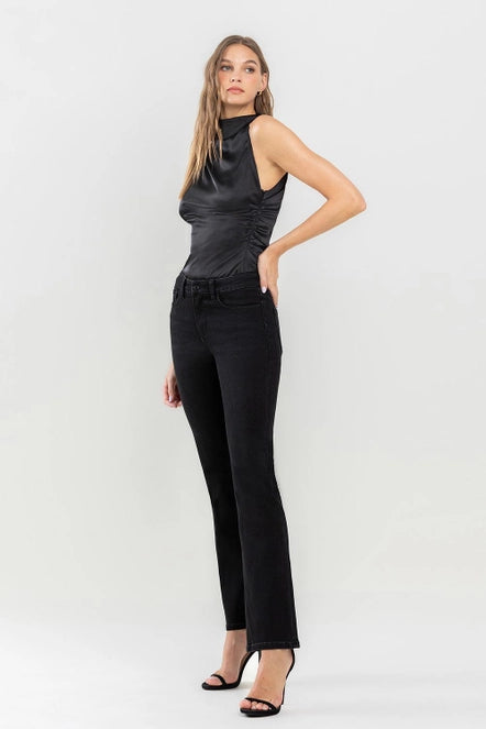 Vervet Black Mid Rise Bootcut Jeans - Posh West Boutique