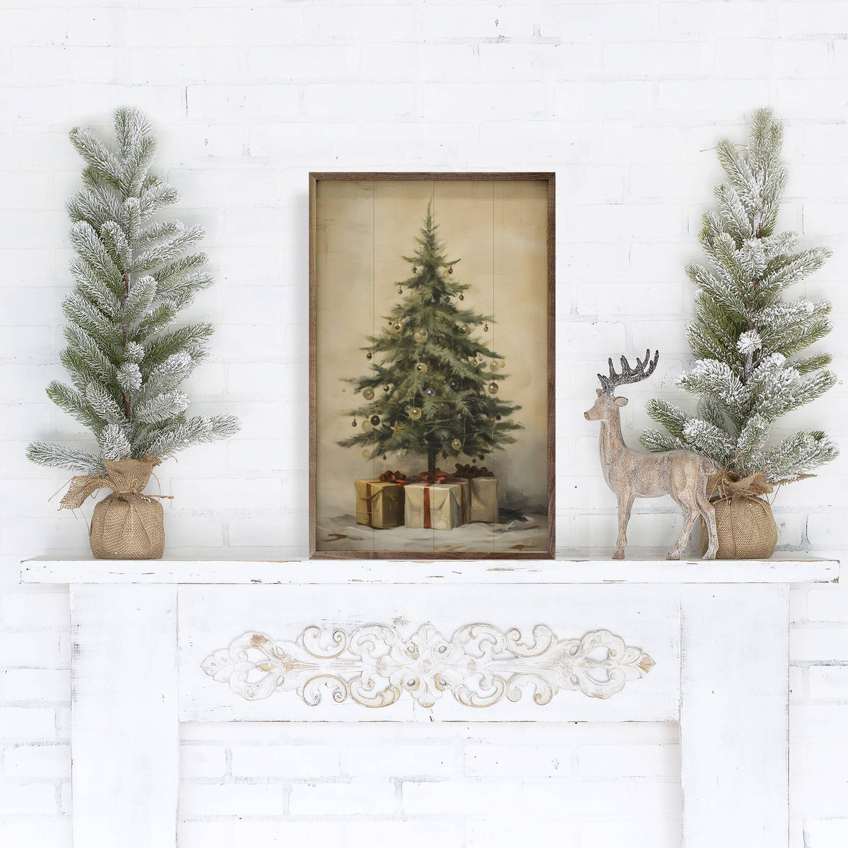 Christmas Tree With Presents - Posh West Boutique
