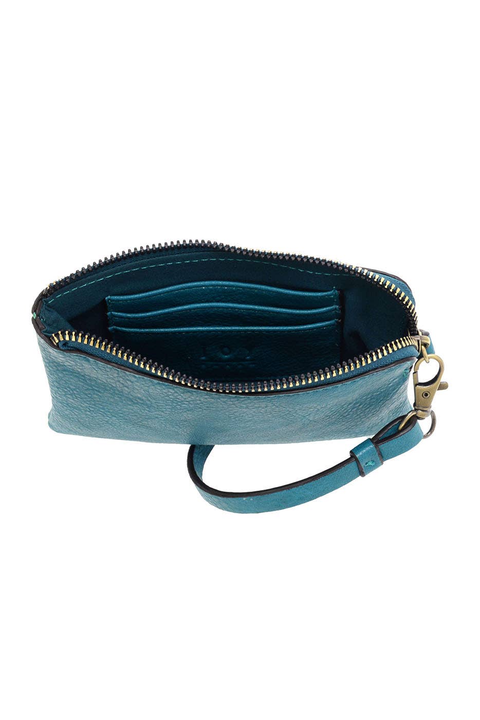 Pippa Wristlet Pouch: L8293-11 Turquoise - Posh West Boutique