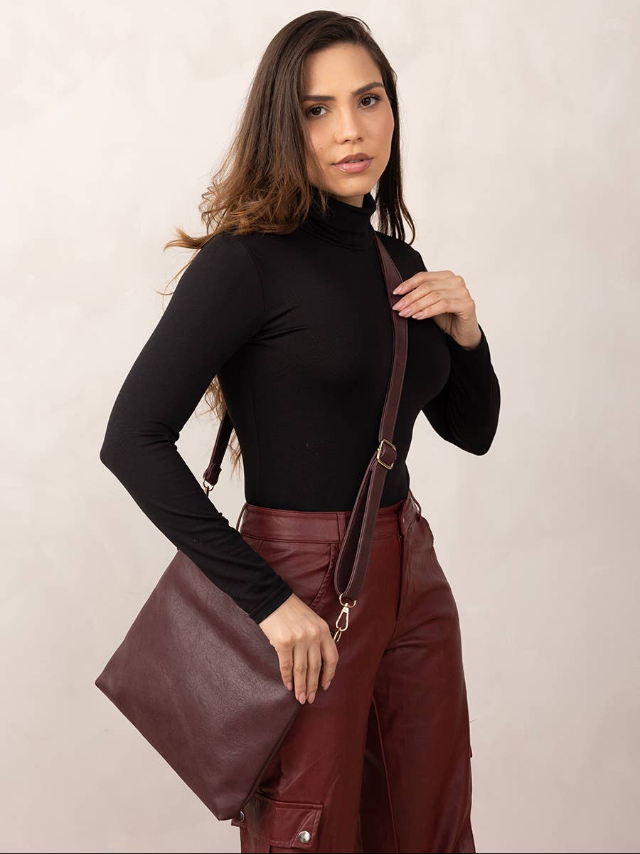 Emma 3 Compartment Crossbody w/ Snap Closure